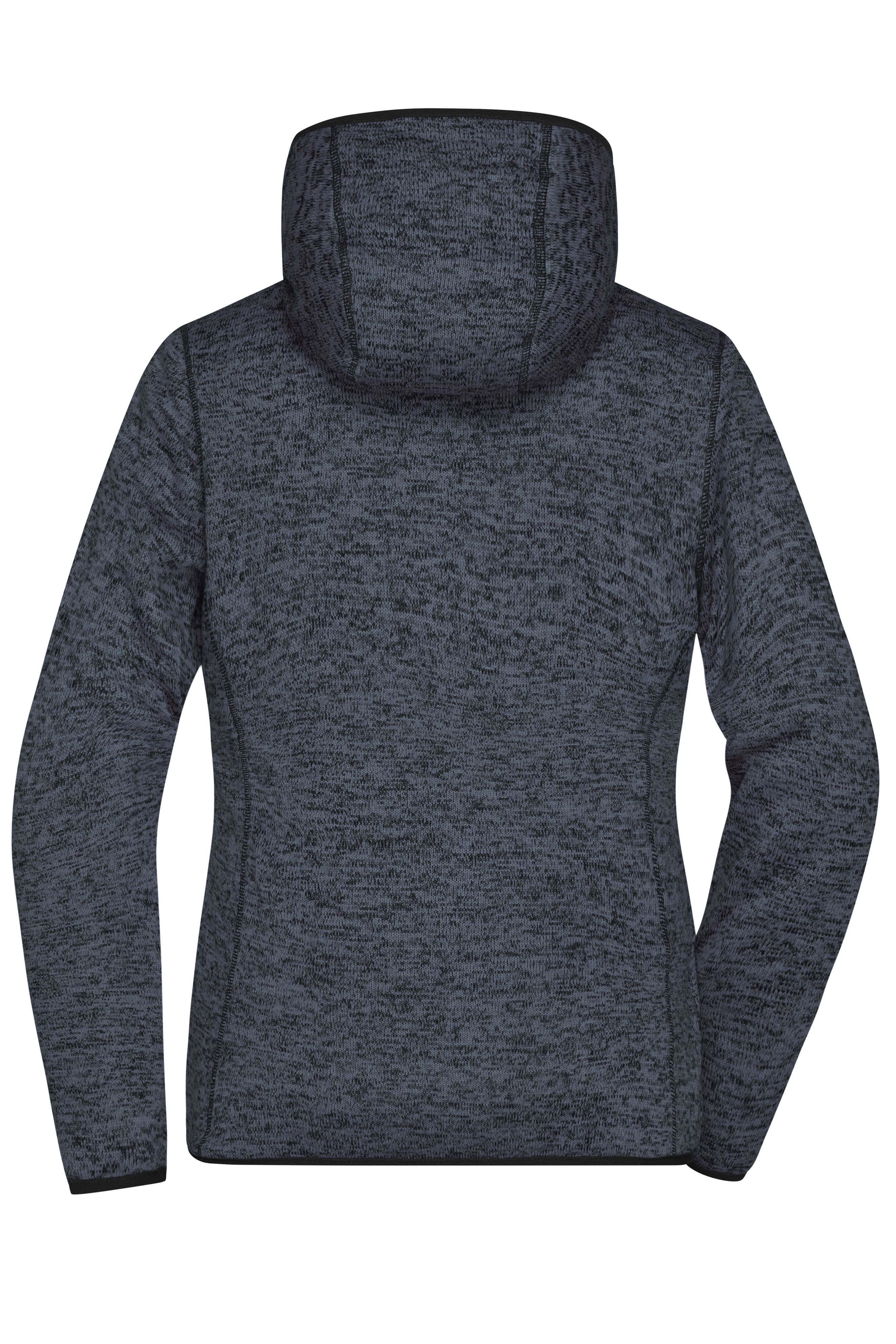Ladies' Knitted Fleece Hoody JN588 Kapuzenjacke aus Strickfleece in Melangeoptik Ladies' Knitted Fleece Hoody JN588 Kapuzenjacke aus Strickfleece in Melangeoptik