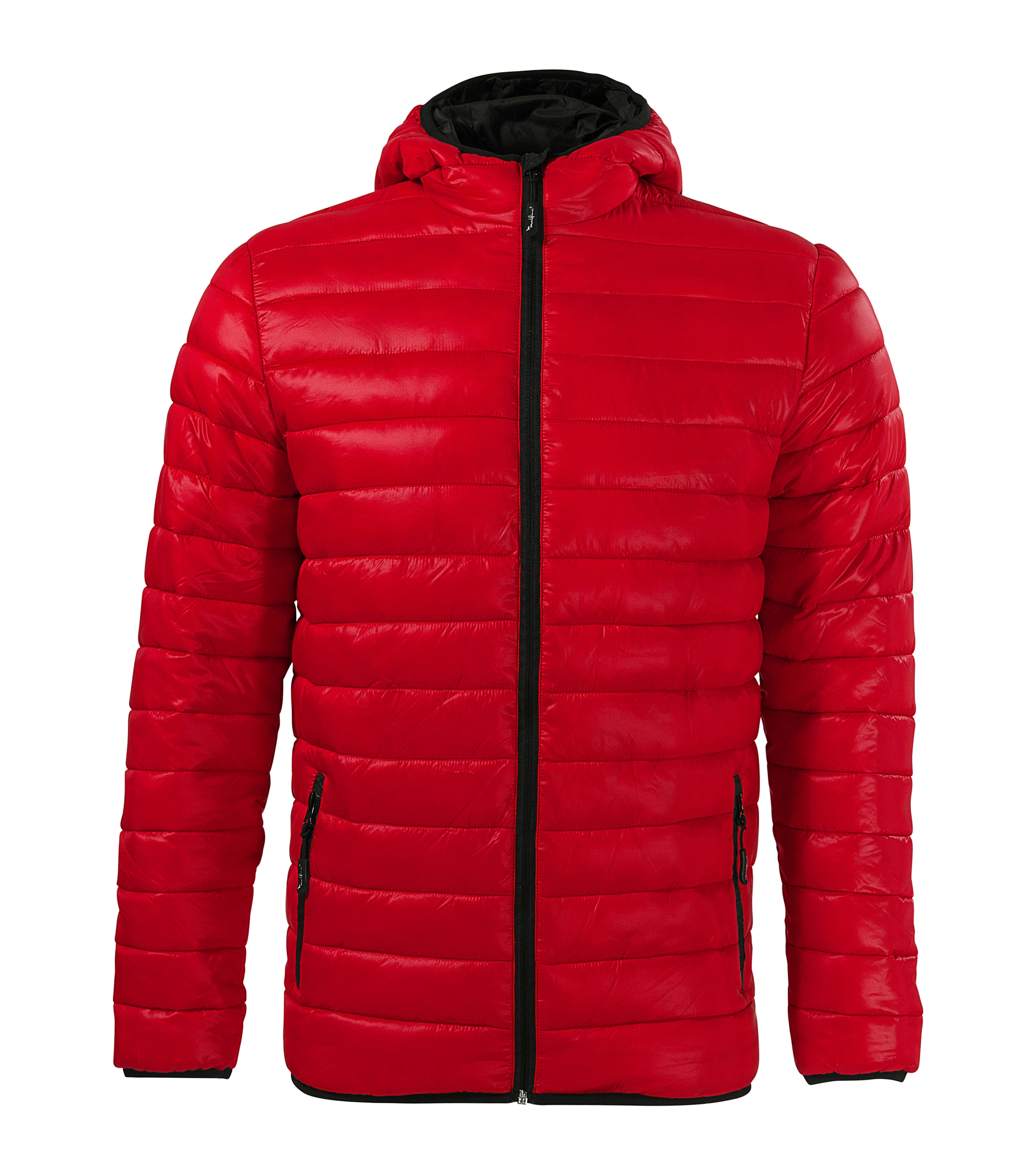 Daunenjacke Herren- EVEREST 552 - Kapuze mit Innenfutter und Taschen mit Reverse-Spiralreißverschluss - leichte Steppjacke