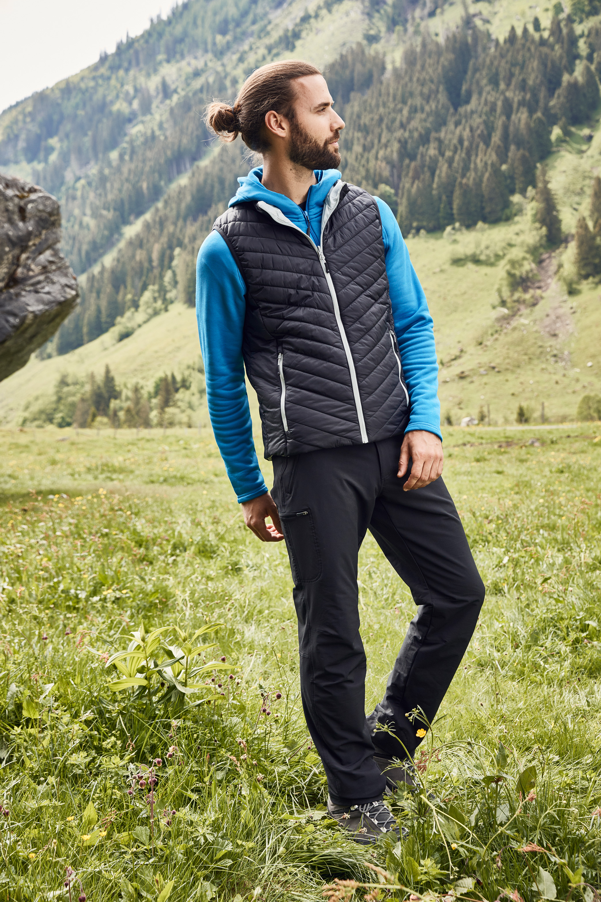 Men's Lightweight Vest JN1090 Leichte Wendeweste mit DuPont™ Sorona® Wattierung (nachwachsender, pflanzlicher Rohstoff)