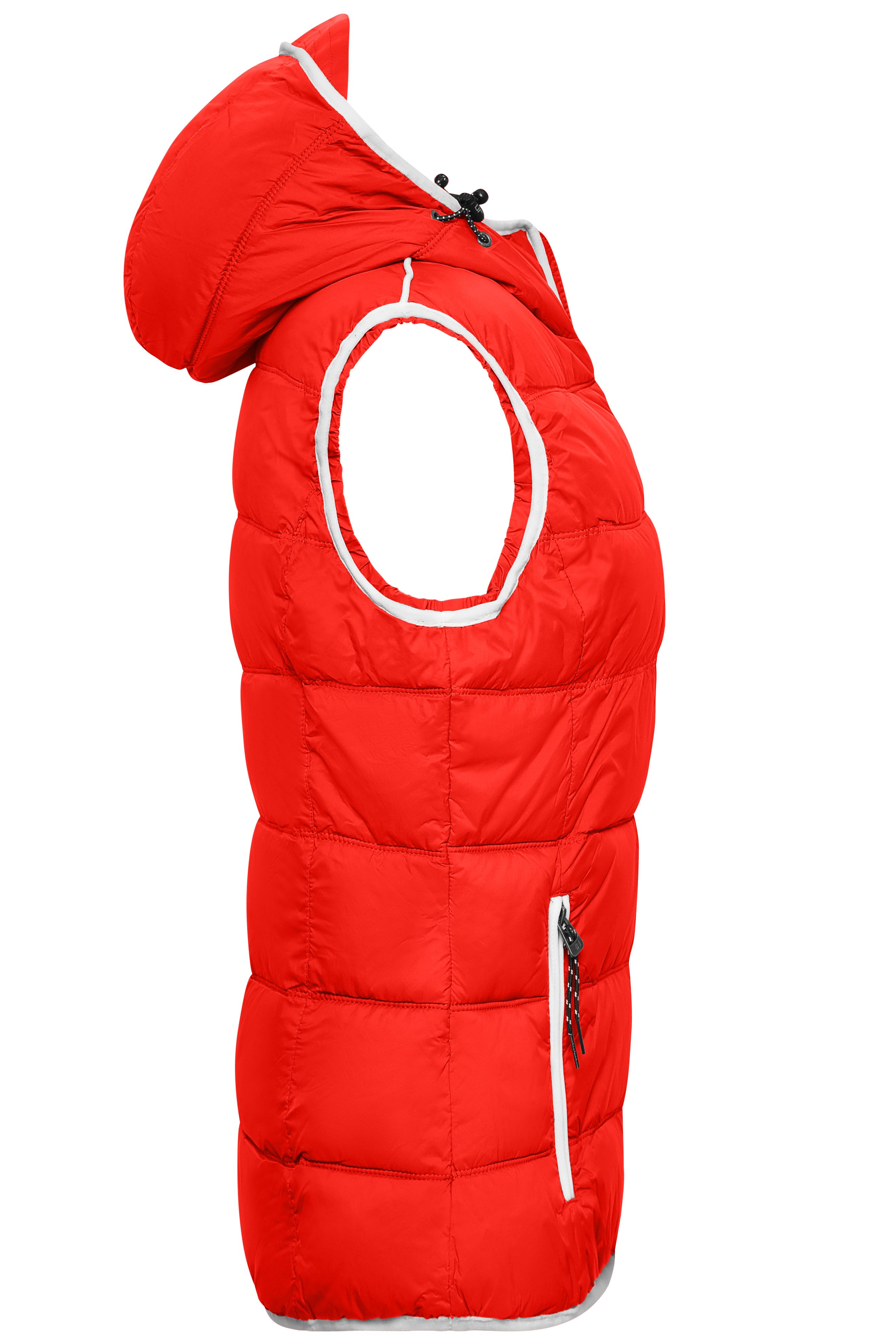 Ladies' Maritime Vest JN1075 Modische Steppweste mit angeschnittener Kapuze Ladies' Maritime Vest JN1075 Modische Steppweste mit angeschnittener Kapuze