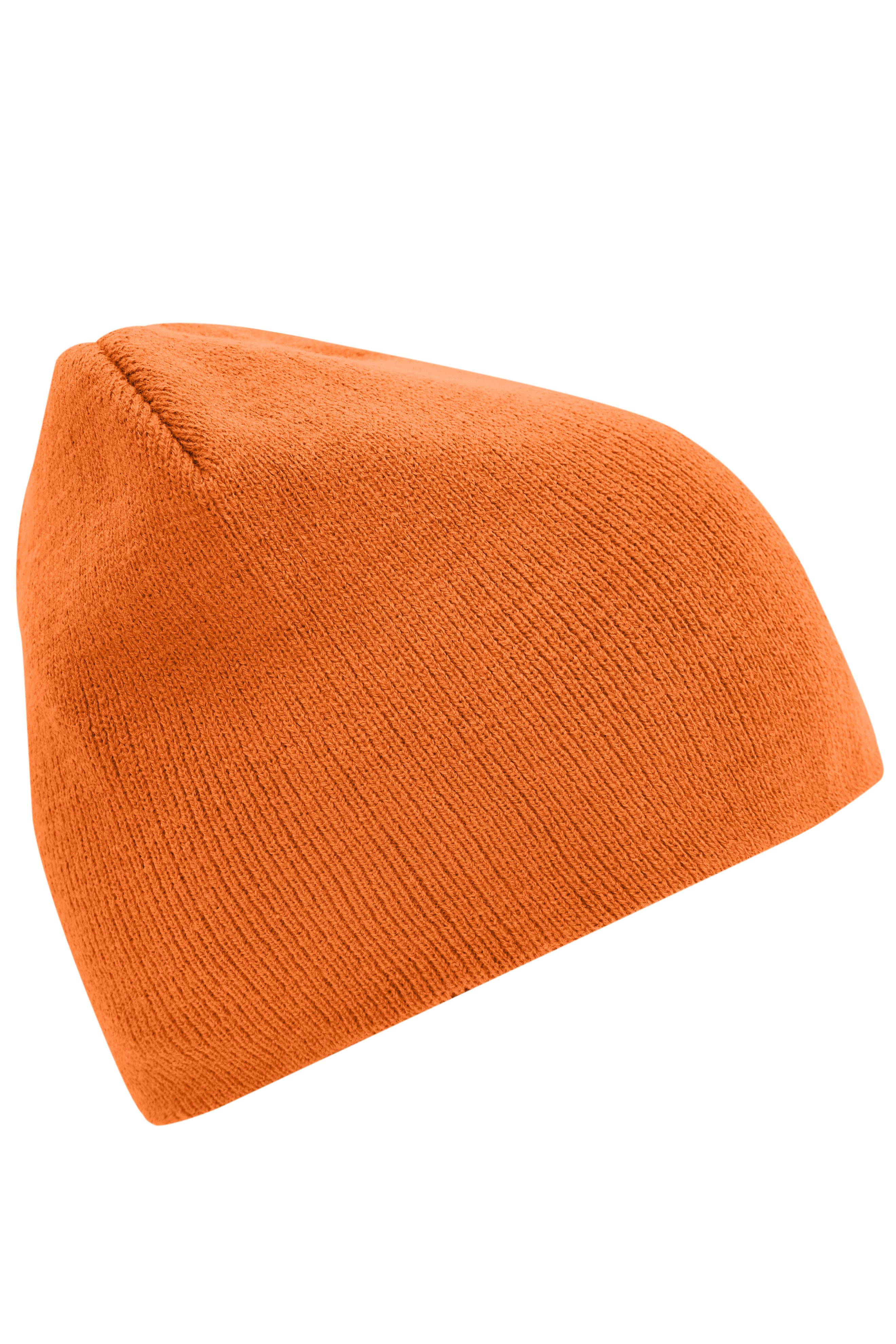 Beanie No.1 MB7580 Enganliegende Strickmütze ohne Umschlag