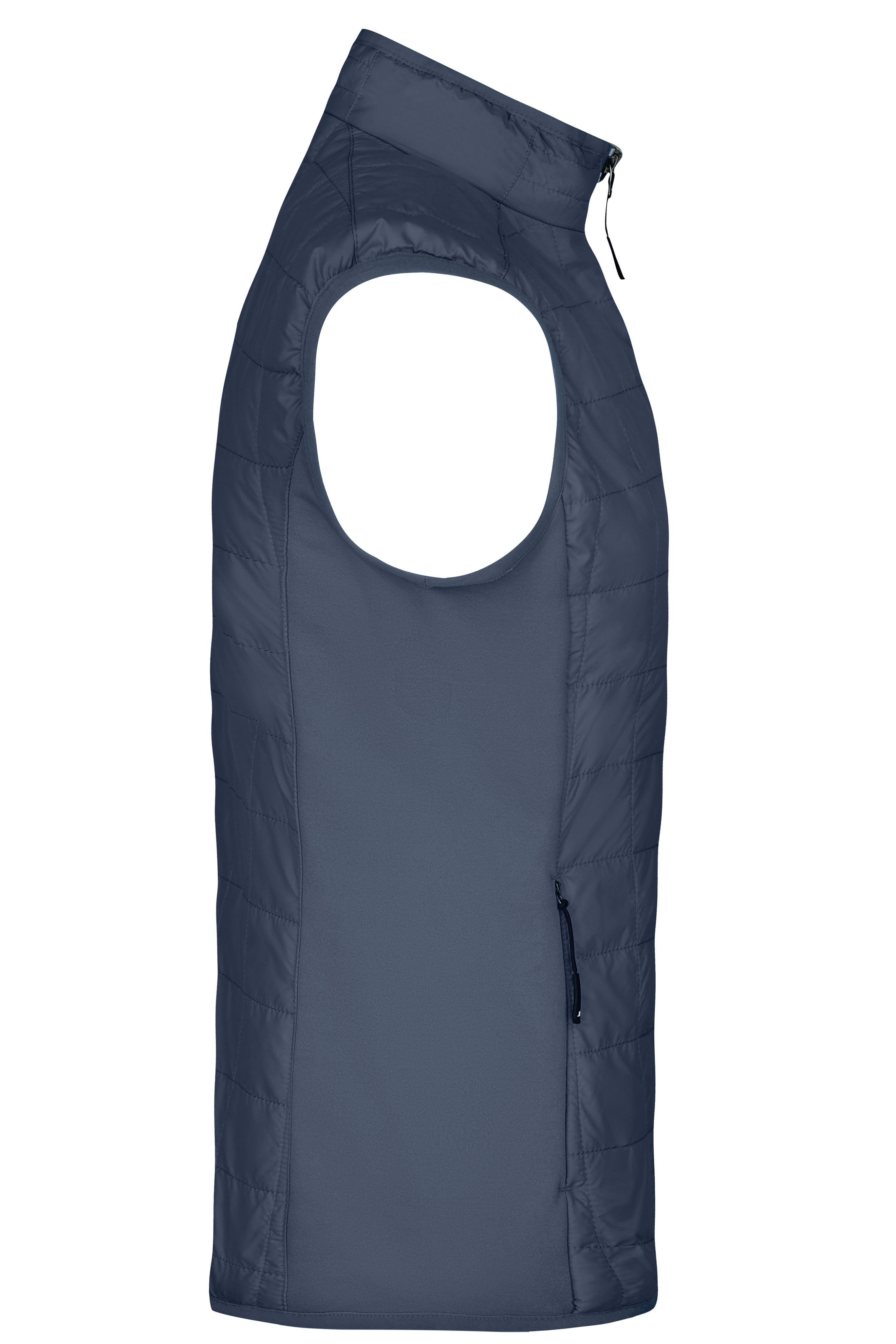 Men's Hybrid Vest JN1114 Leicht wattierte Weste im sportlichen Materialmix Men's Hybrid Vest JN1114 Leicht wattierte Weste im sportlichen Materialmix