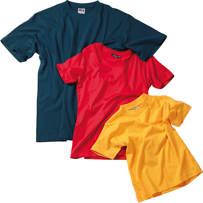 Junior Basic-T JN019 Kinder Komfort-T-Shirt aus hochwertigem Single-Jersey