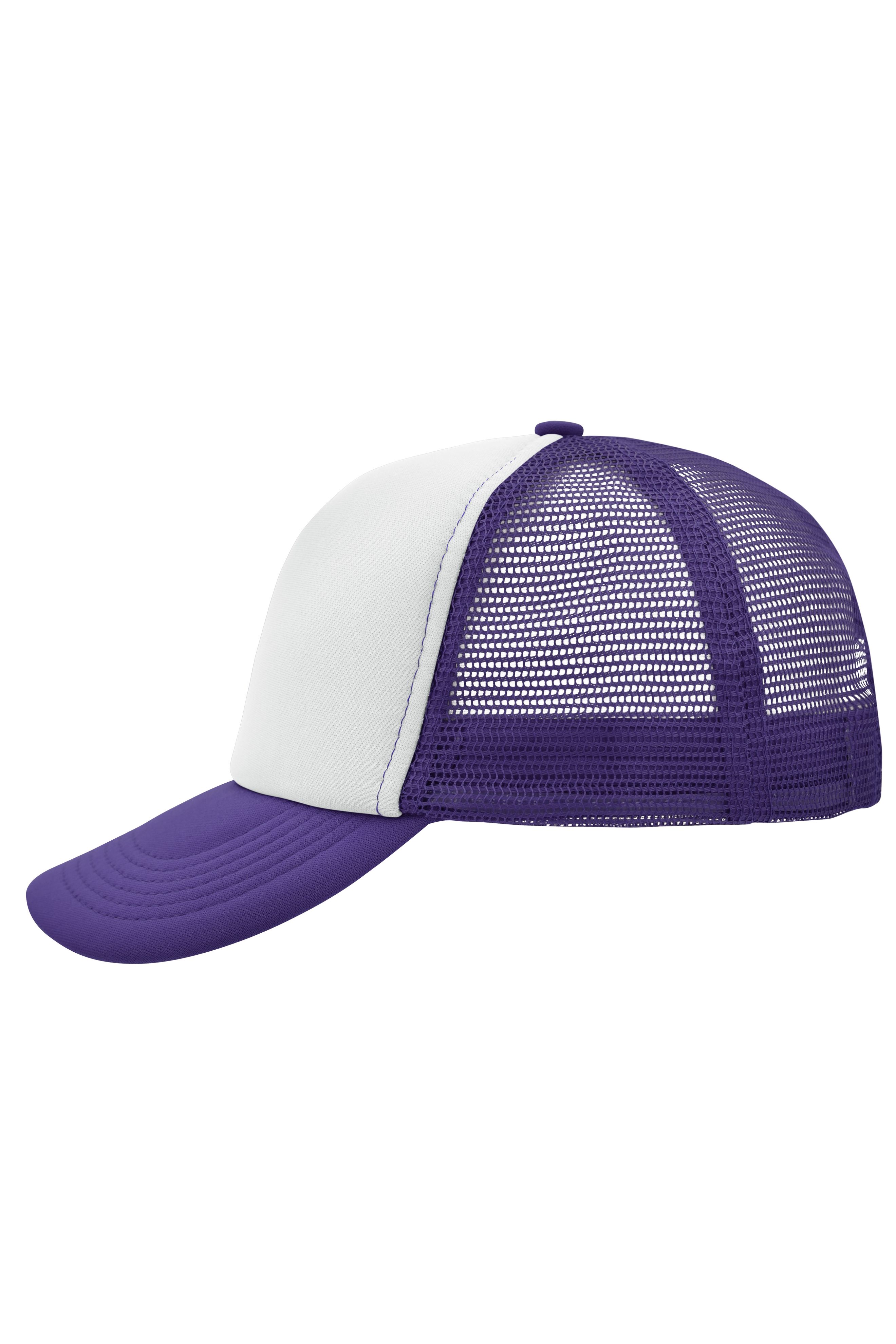 5 Panel Polyester Mesh Cap MB070 Trendiges 5 Panel Mesh Cap in zahlreichen Farbvarianten