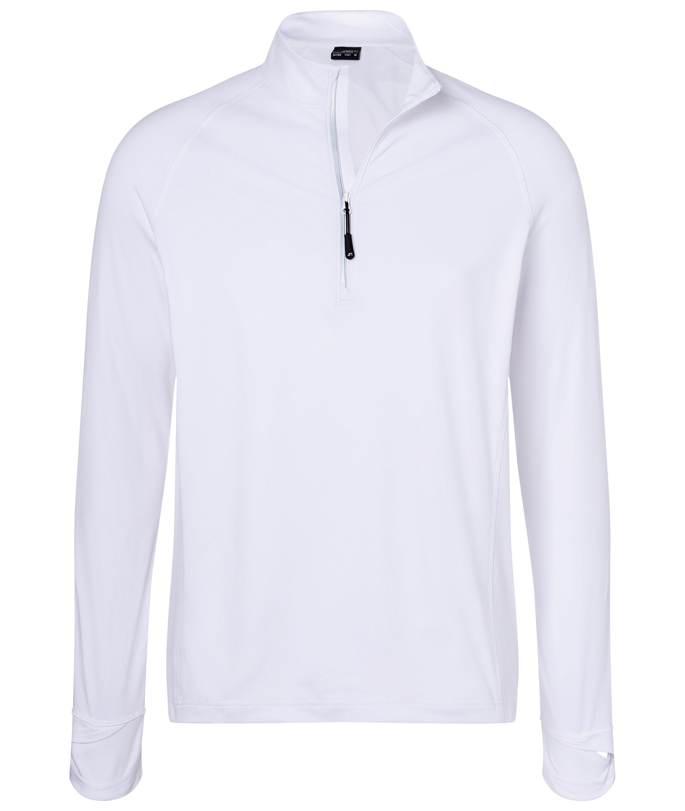 Men's Sports Shirt Half-Zip JN788 Langarm-Shirt mit Reißverschluss für Sport und Freizeit