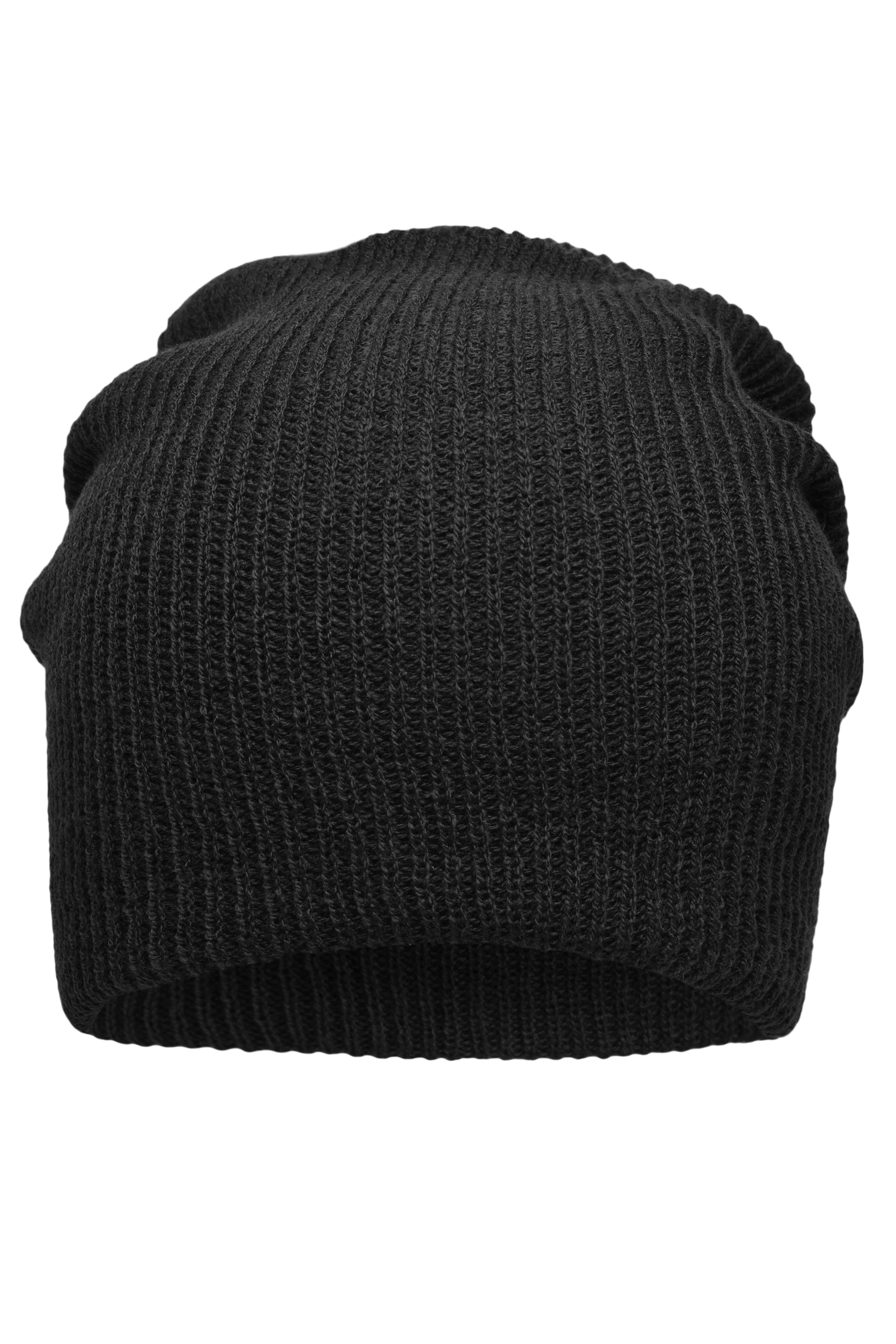 Knitted Long Beanie MB7955 Lässige überlange Strickmütze