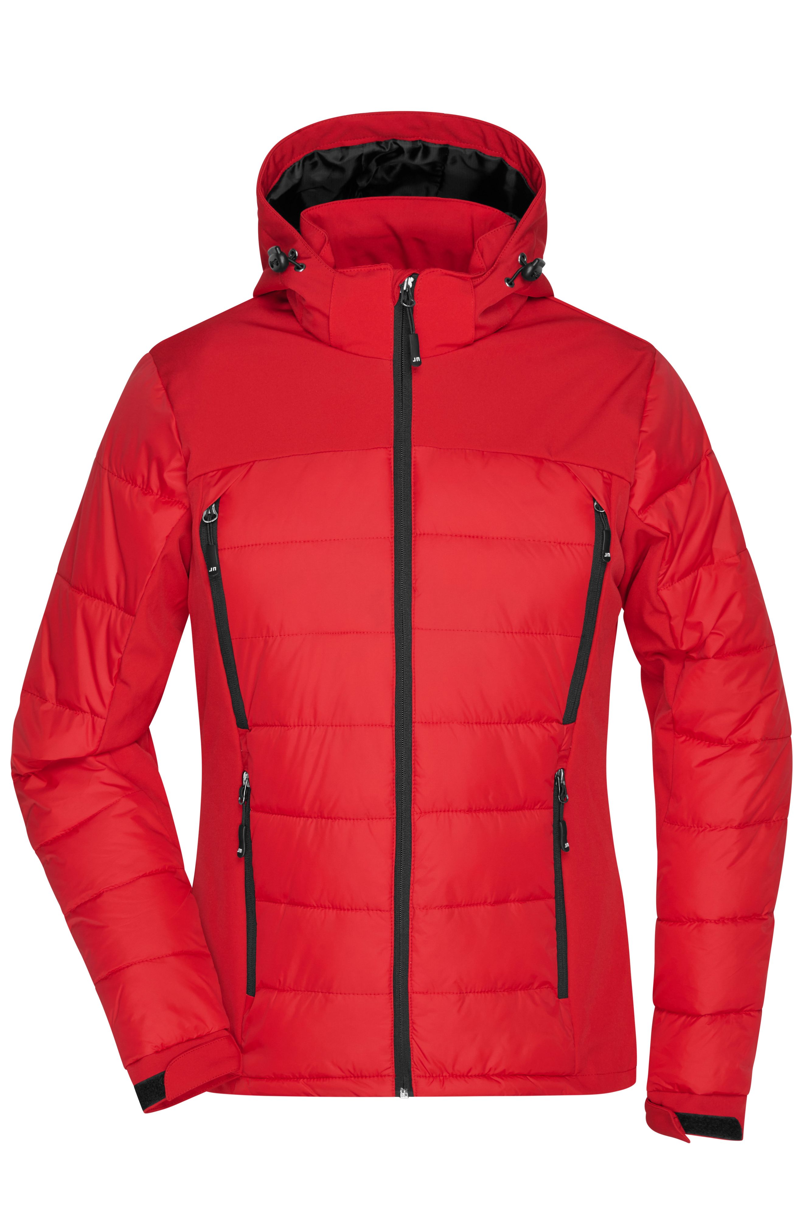 Ladies' Outdoor Hybrid Jacket JN1049 Thermojacke in attraktivem Materialmix Ladies' Outdoor Hybrid Jacket JN1049 Thermojacke in attraktivem Materialmix