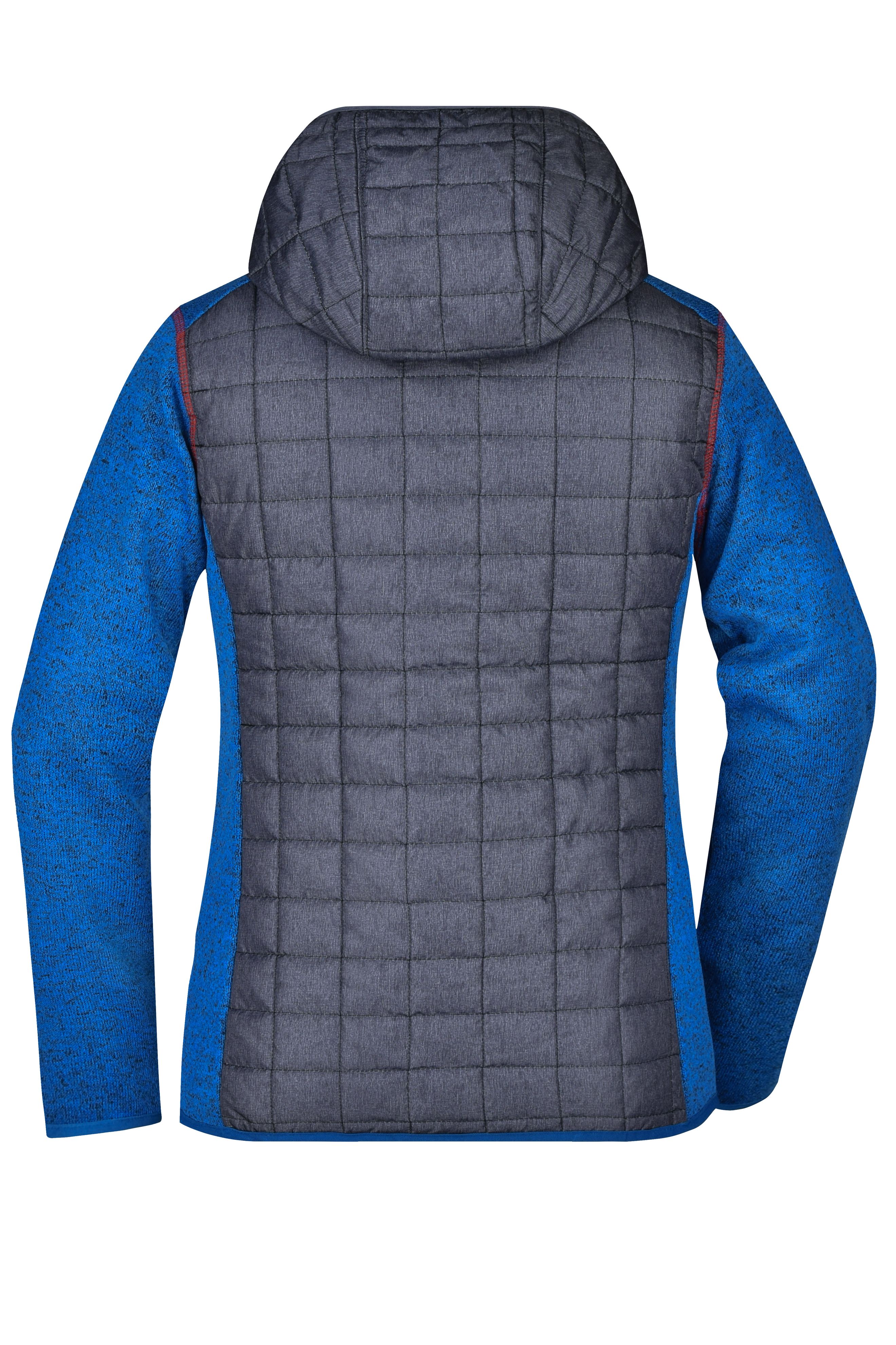 Ladies' Knitted Hybrid Jacket JN771 Strickfleecejacke im stylischen Materialmix
