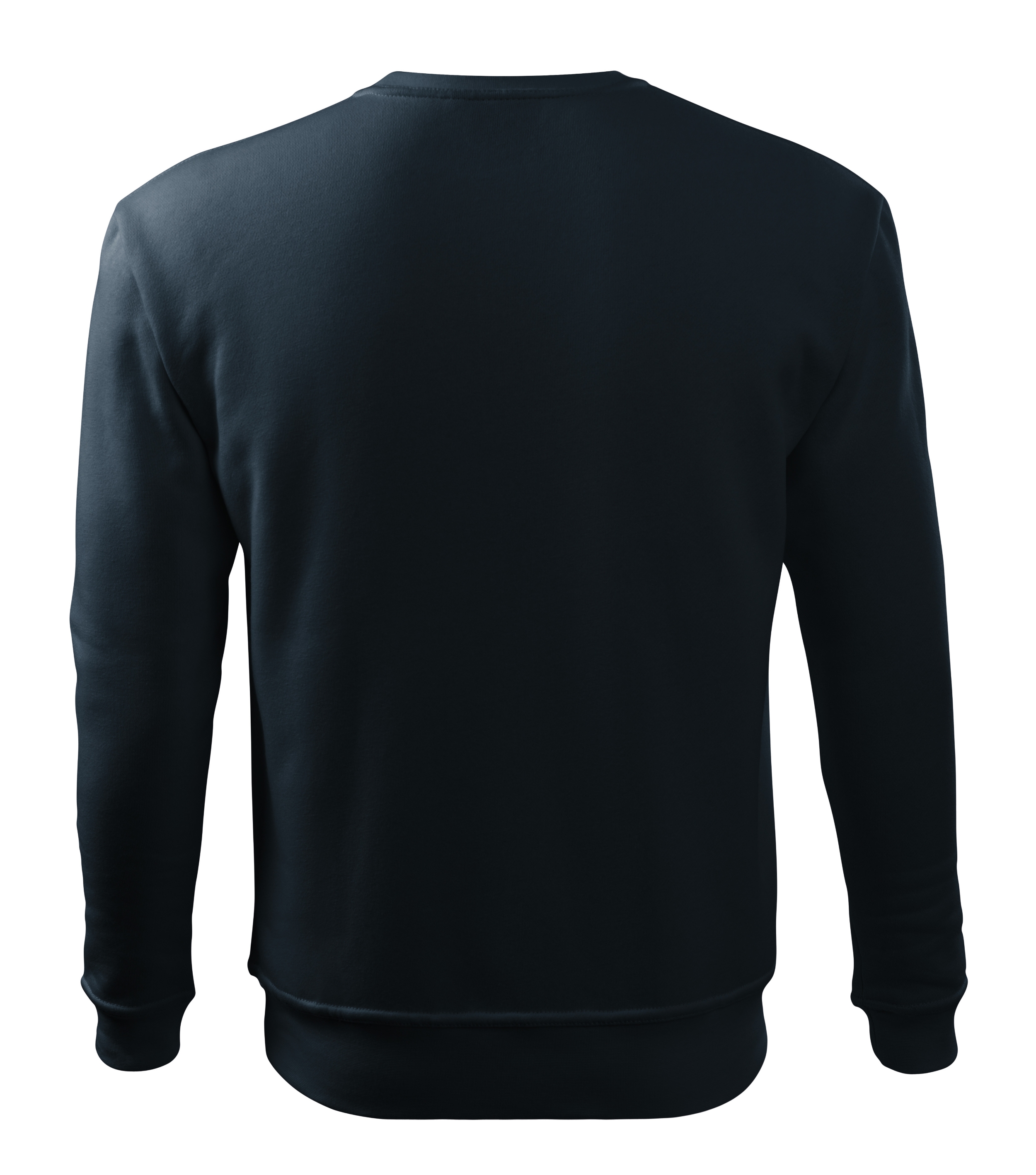 Sweatshirt für Herren und Kinder -  ESSENTIAL 406 - Ärmelmanschetten und Kragensaum - Pullover oder Sweater ohne Kapuze  für Männer Jungen und Mädchen 