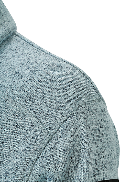 Men's Knitted Fleece Jacket JN762 Modische Strickfleece Jacke mit Stehkragen Men's Knitted Fleece Jacket JN762 Modische Strickfleece Jacke mit Stehkragen