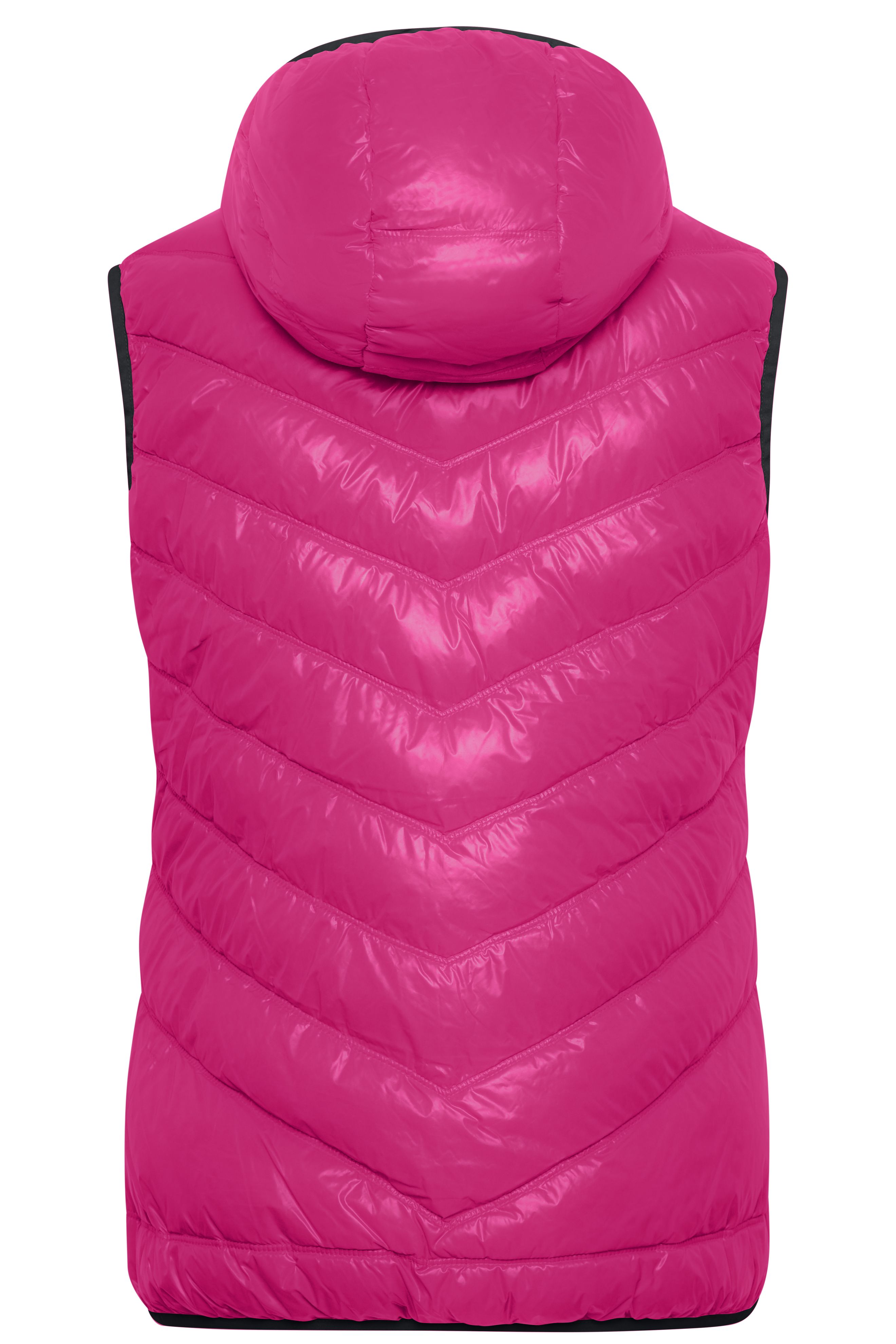 Ladies' Down Vest JN1061 Ultraleichte sportliche Daunenweste mit Kapuze