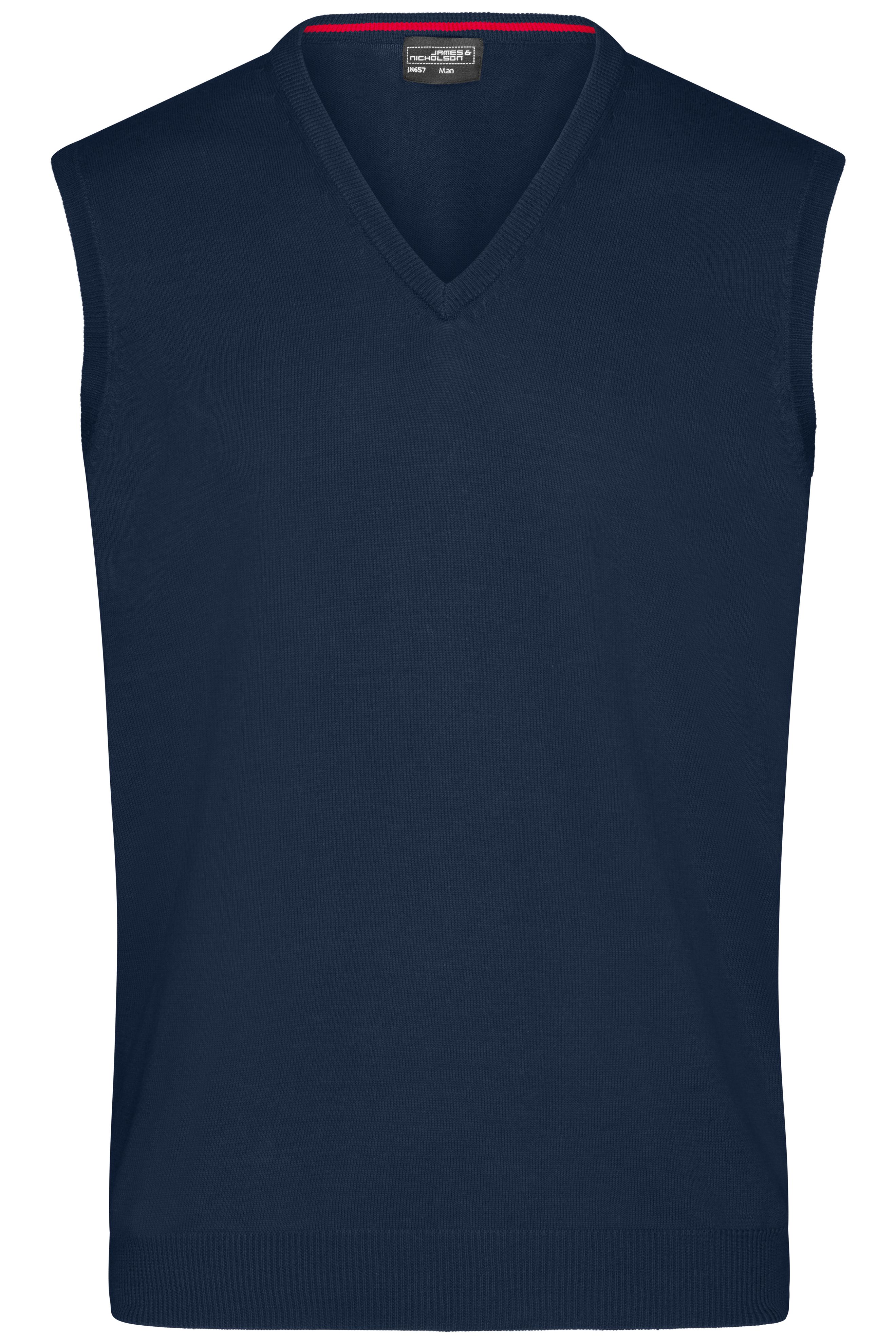 Men's V-Neck Pullunder JN657 Klassischer Baumwoll-Pullunder