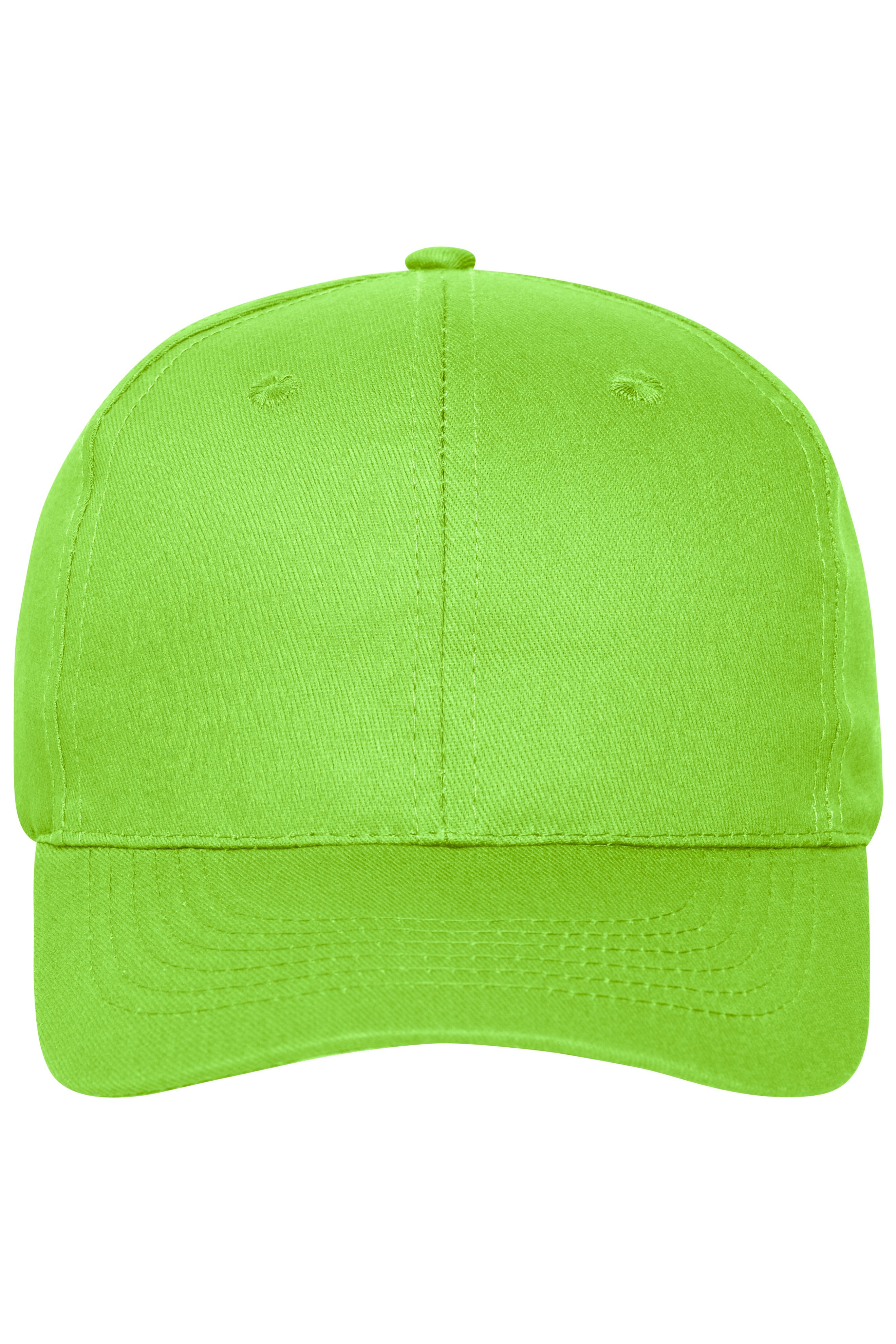 6 Panel Cap Bio Cotton MB6236 6 Panel Cap mit ungebürsteter Oberfläche