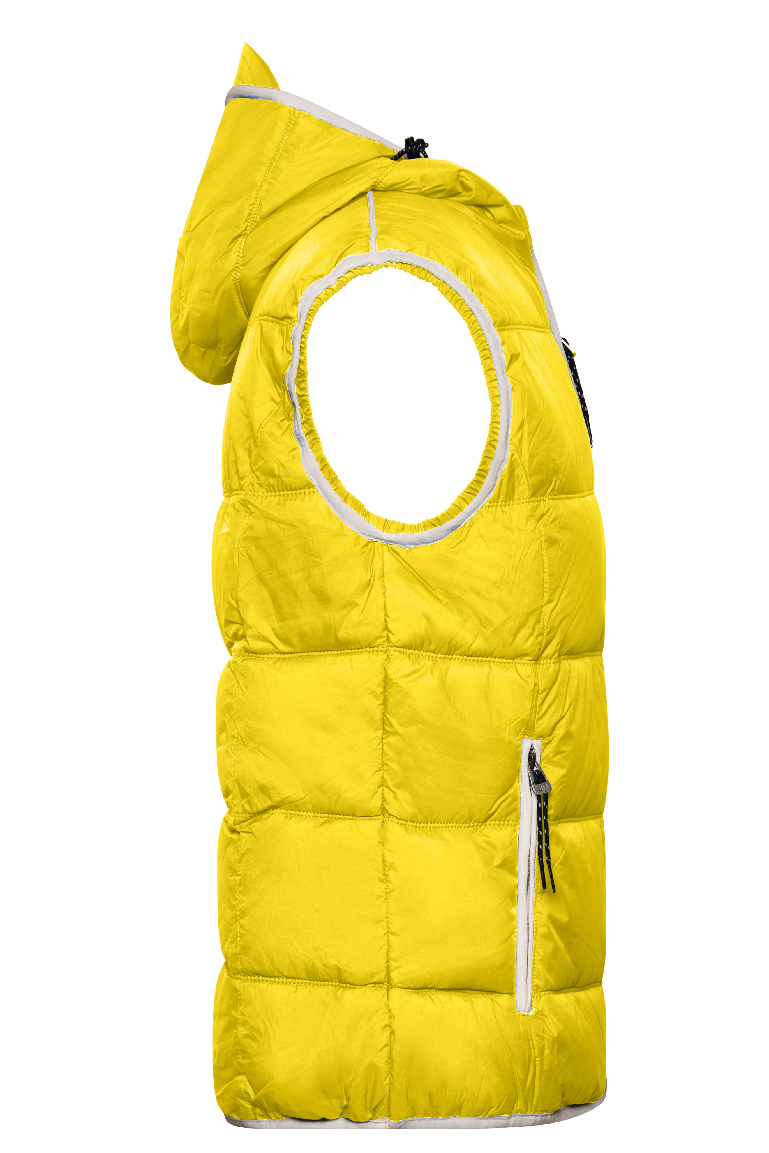 Men's Maritime Vest JN1076 Modische Steppweste mit angeschnittener Kapuze Men's Maritime Vest JN1076 Modische Steppweste mit angeschnittener Kapuze