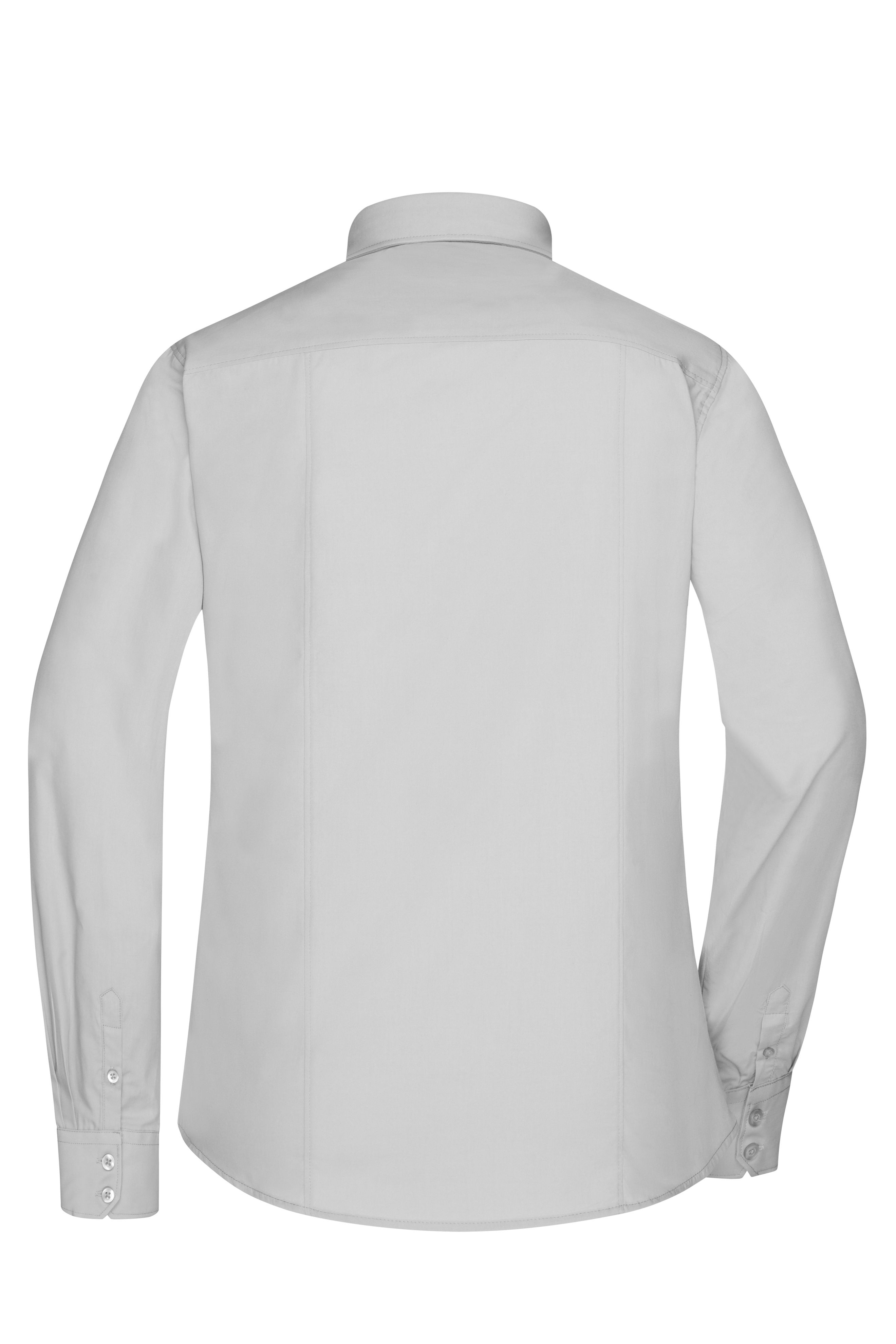 Ladies' Shirt Longsleeve Poplin JN677 Klassisches Shirt aus pflegeleichtem Mischgewebe