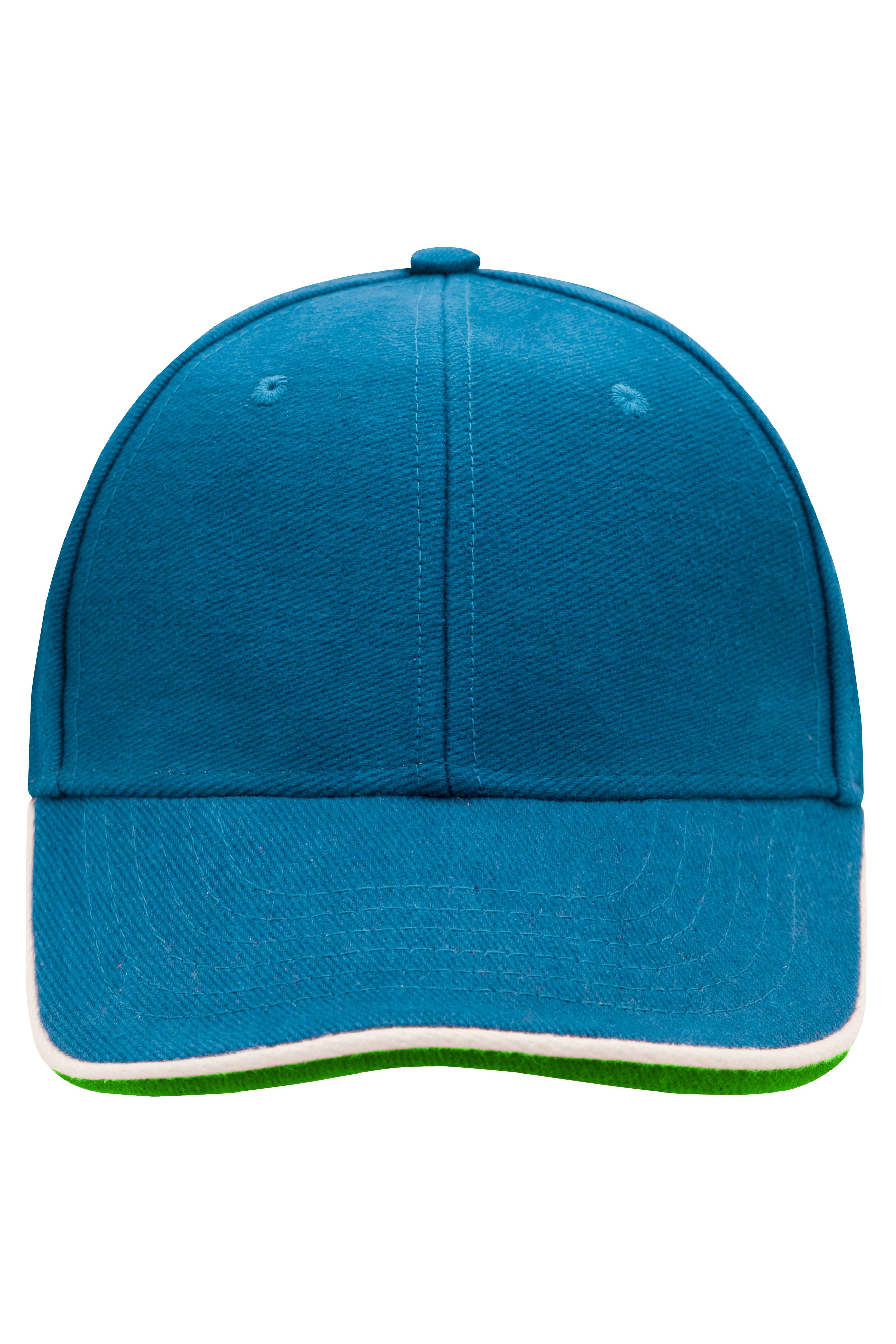6 Panel Double Sandwich Cap MB6197 6 Panel Cap mit doppeltem Sandwich