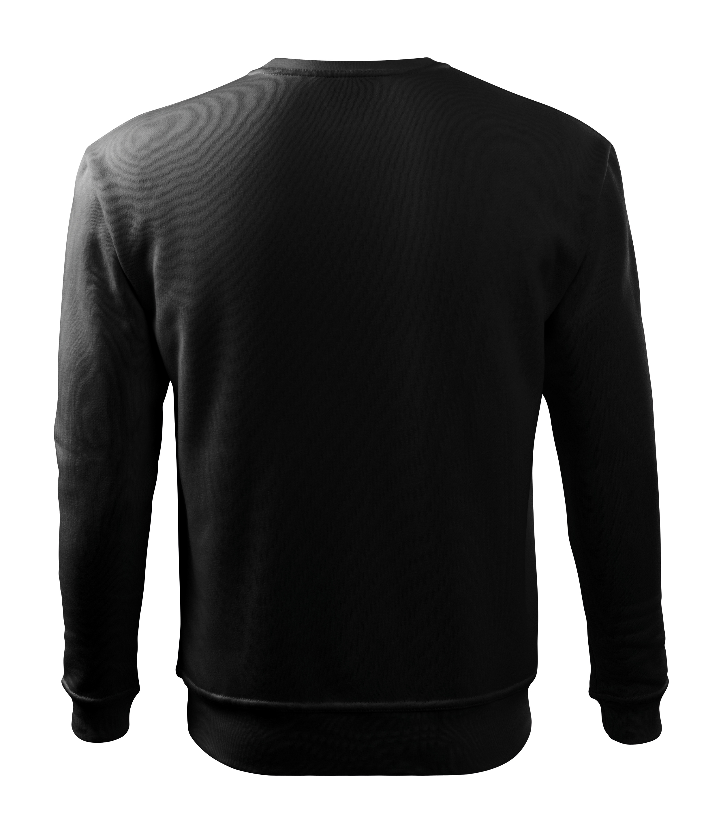 Sweatshirt für Herren und Kinder -  ESSENTIAL 406 - Ärmelmanschetten und Kragensaum - Pullover oder Sweater ohne Kapuze  für Männer Jungen und Mädchen 