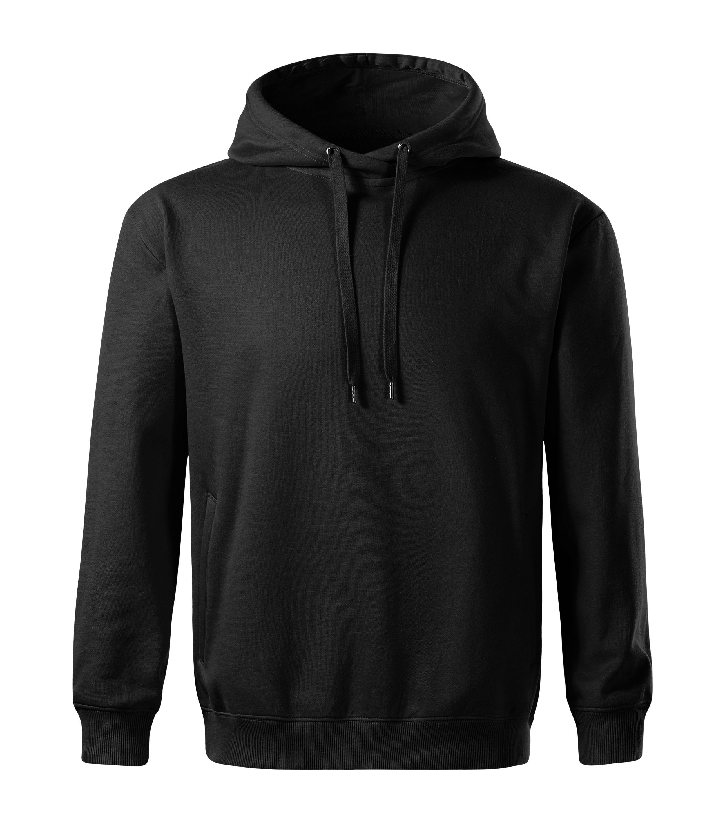 Pullover Herren - MOON 420 - Kapuze mit Innenfutter, fließender Schnitt mit Seitennähten und Känguru-Leistentaschen - Hoodie Herren Sweatshirt Herren 