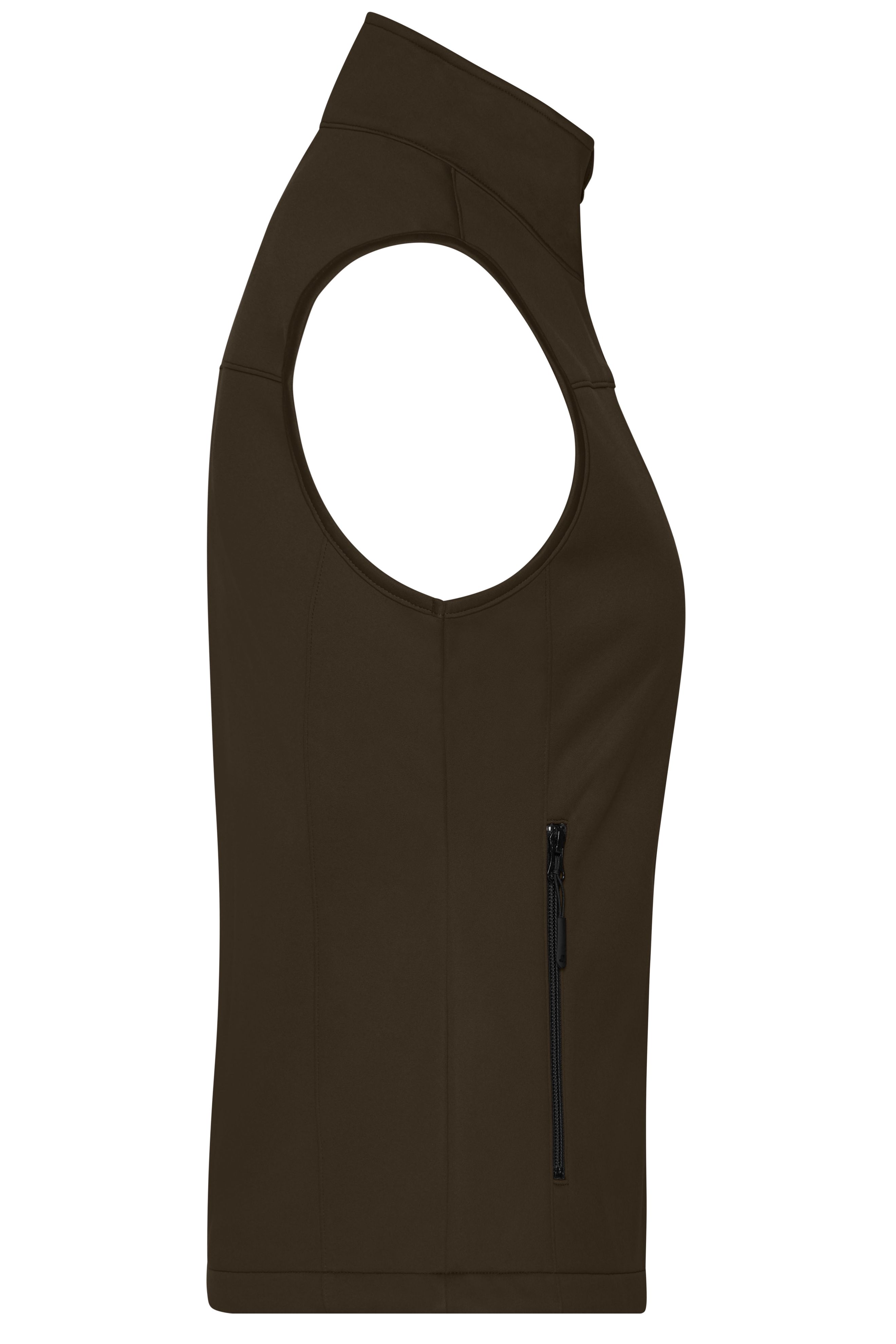 Ladies' Softshell Vest JN1169 Klassische Softshellweste im sportlichen Design aus recyceltem Polyester