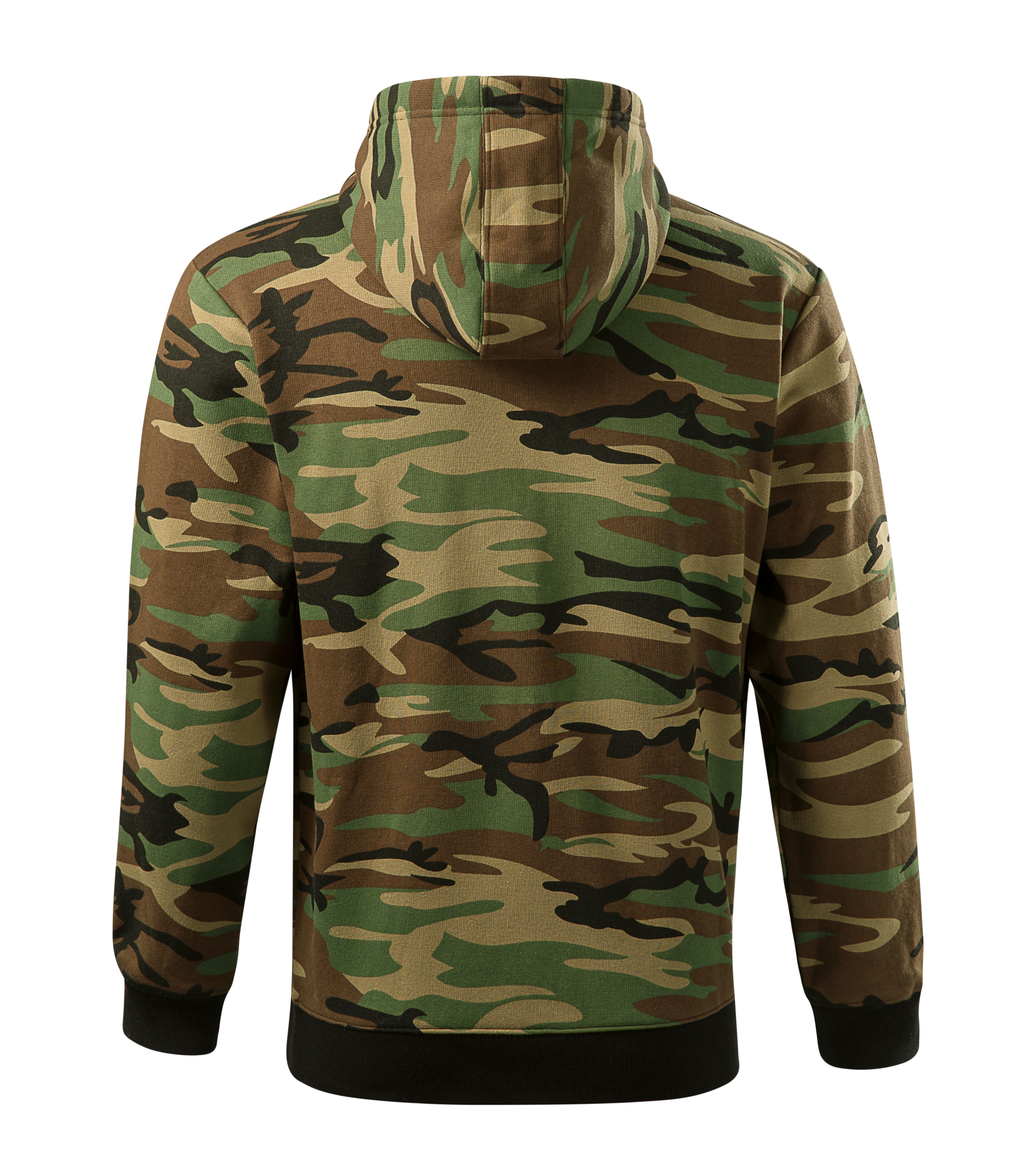 Herren Strickjacke mit Reißverschluss - C19 Camo Zipper für Herren - Kängurutaschen und Kapuze mit Innenfutter - langarm Herren Jacke für Männer und Men 