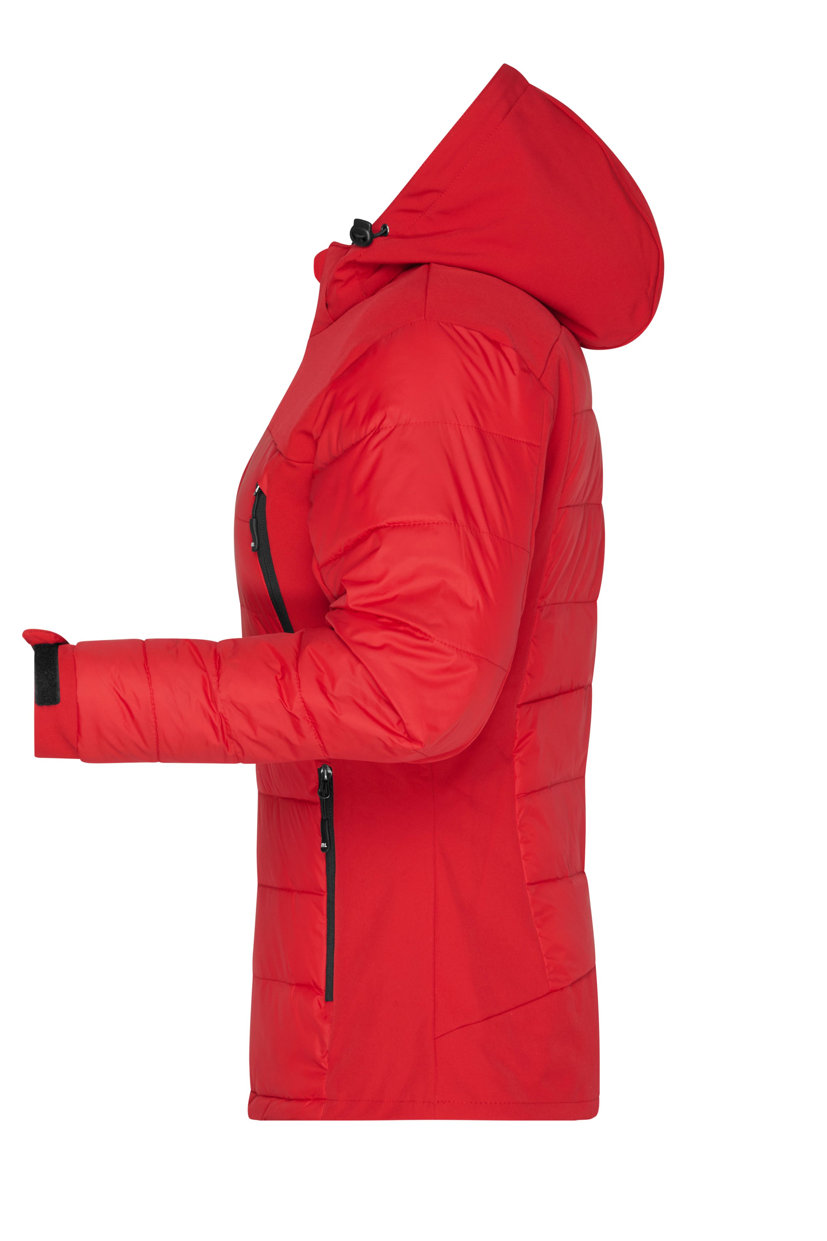 Ladies' Outdoor Hybrid Jacket JN1049 Thermojacke in attraktivem Materialmix