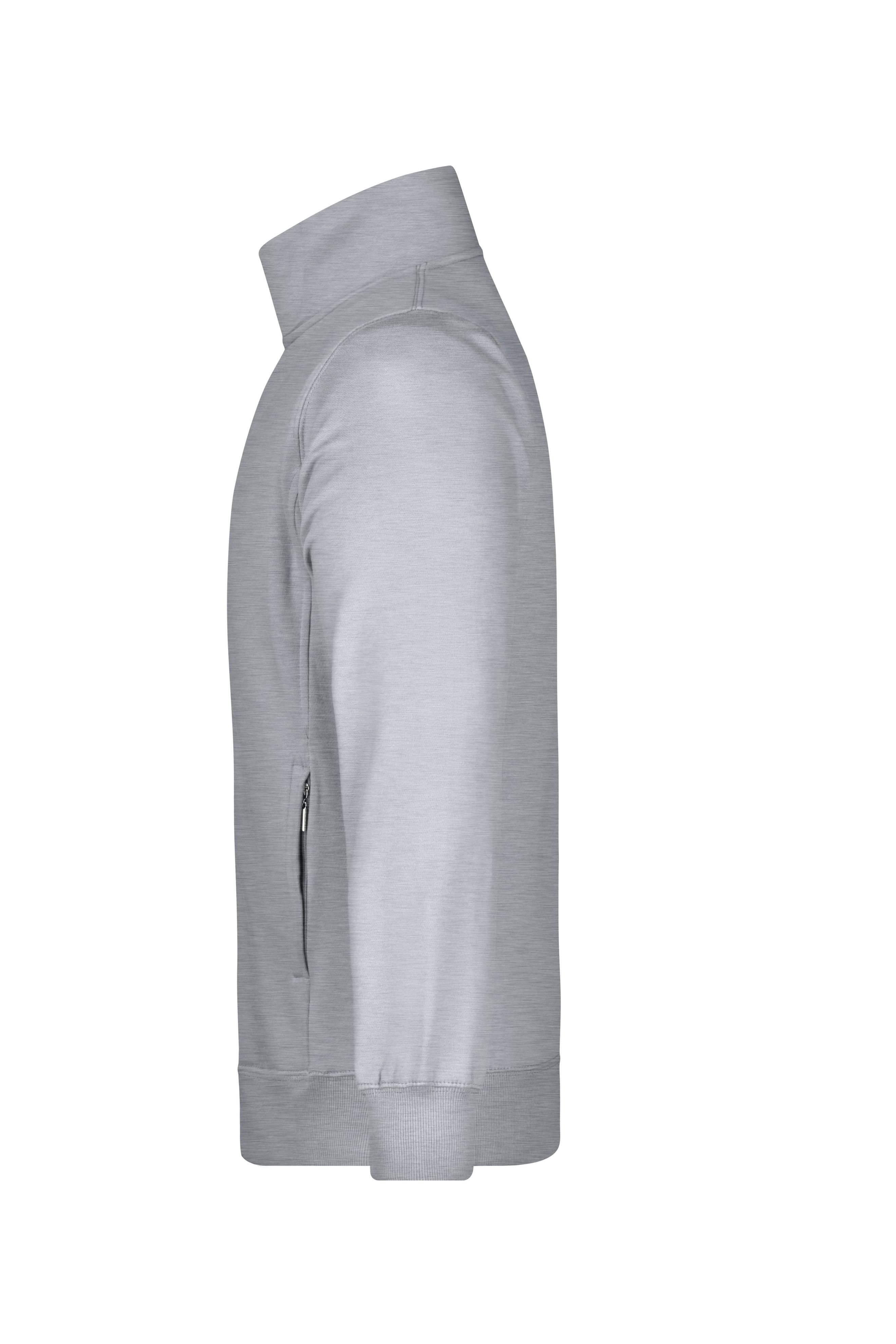 Men's  Jacket JN046 Sweat-Jacke aus formbeständiger Sweat-Qualität