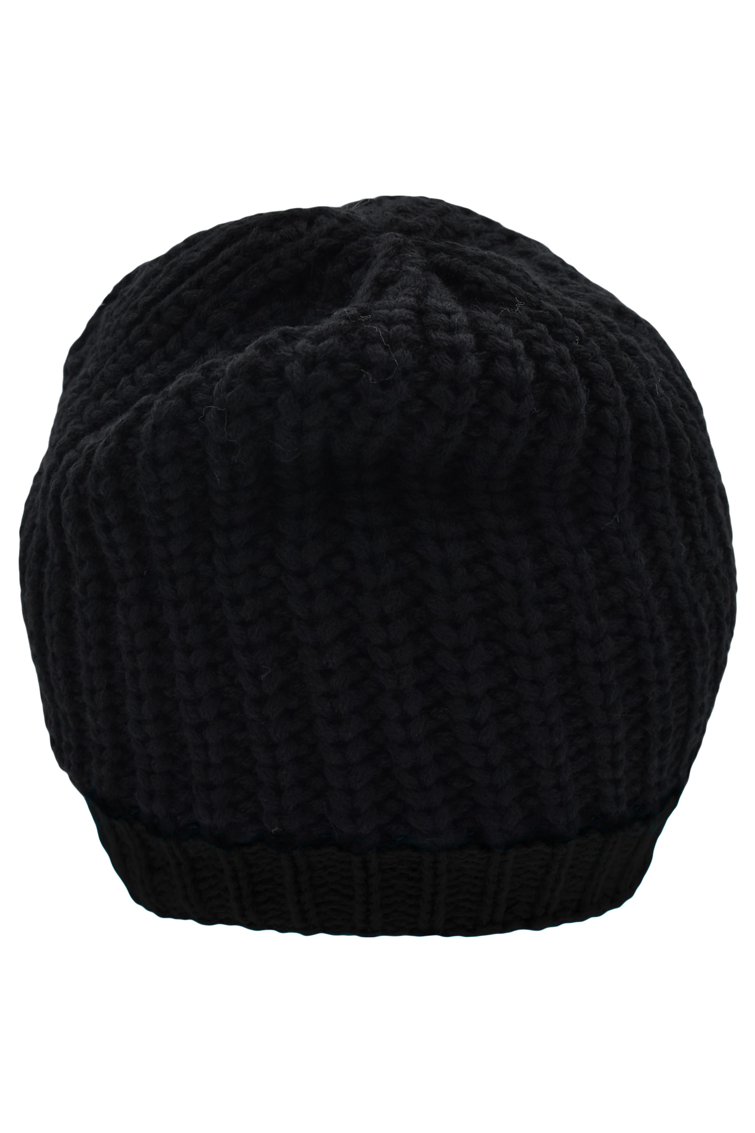 Wintersport Hat MB7103 Strickmütze mit Kontrastabschluss