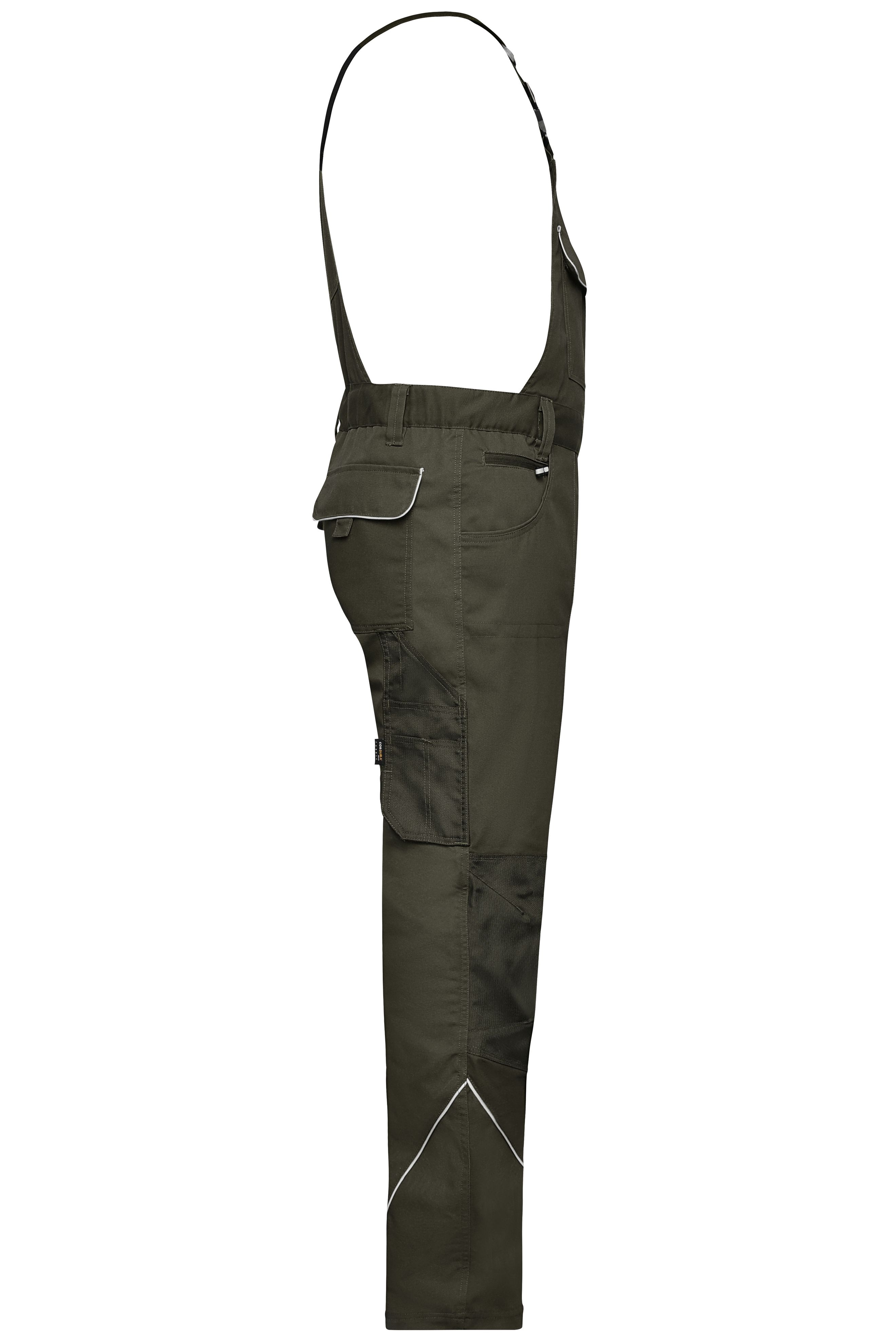 Workwear Pants with Bib - SOLID - JN879 Funktionelle Latzhose im cleanen Look mit hochwertigen Details