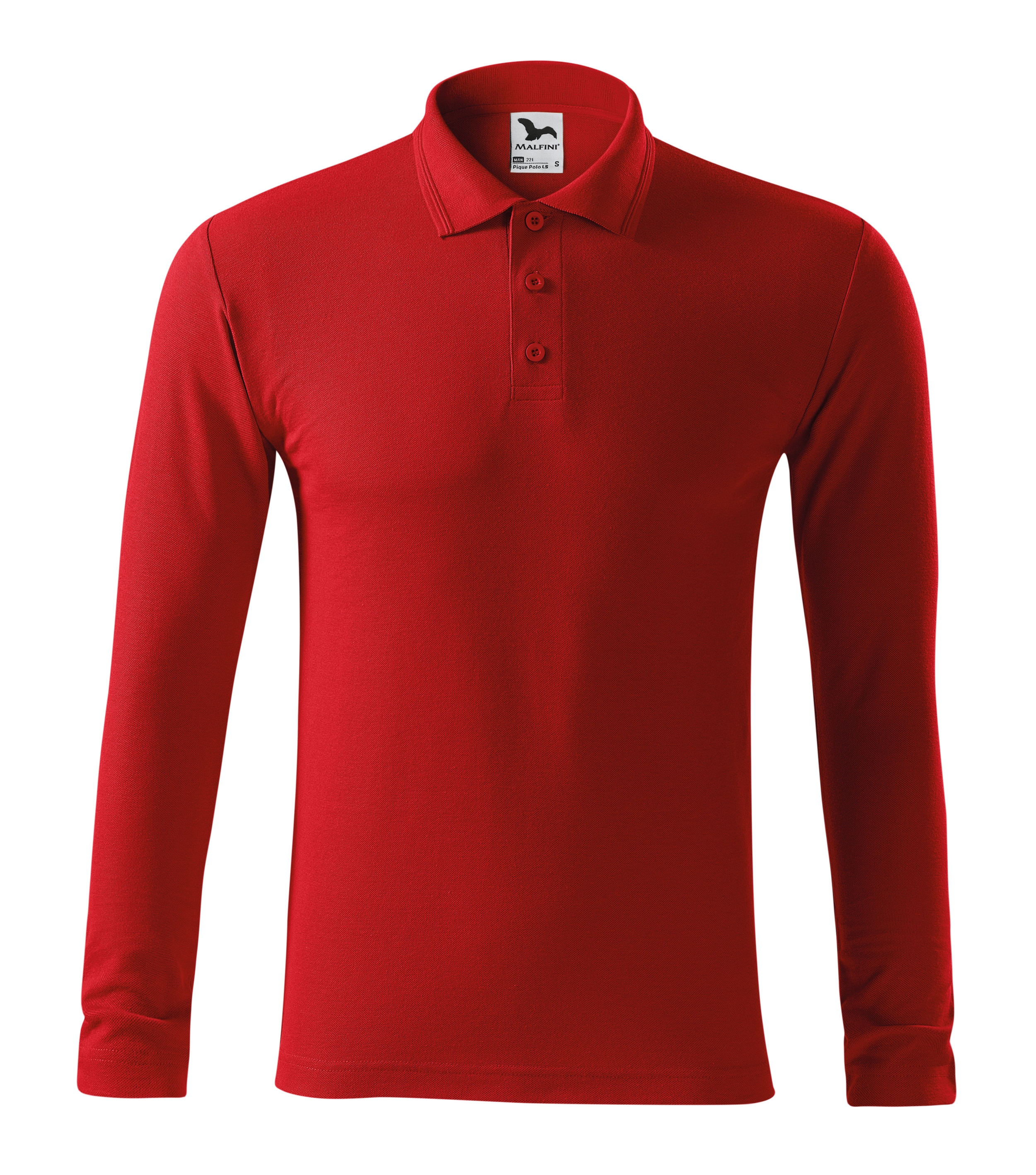 Pique Polo LS 221 Polohemd Herren