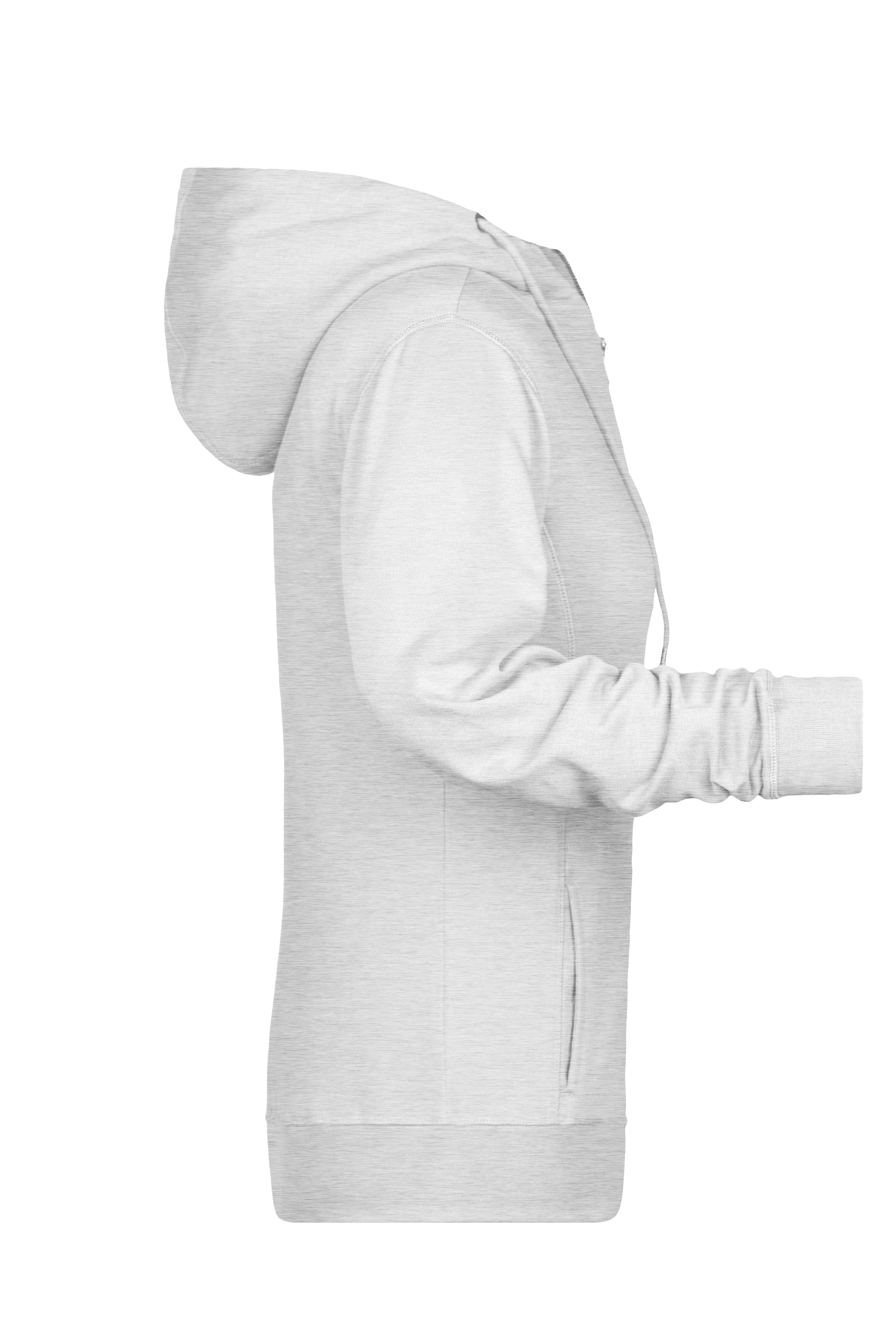 Ladies' Zip Hoody 8025 Sweat-Jacke mit Kapuze und Reißverschluss