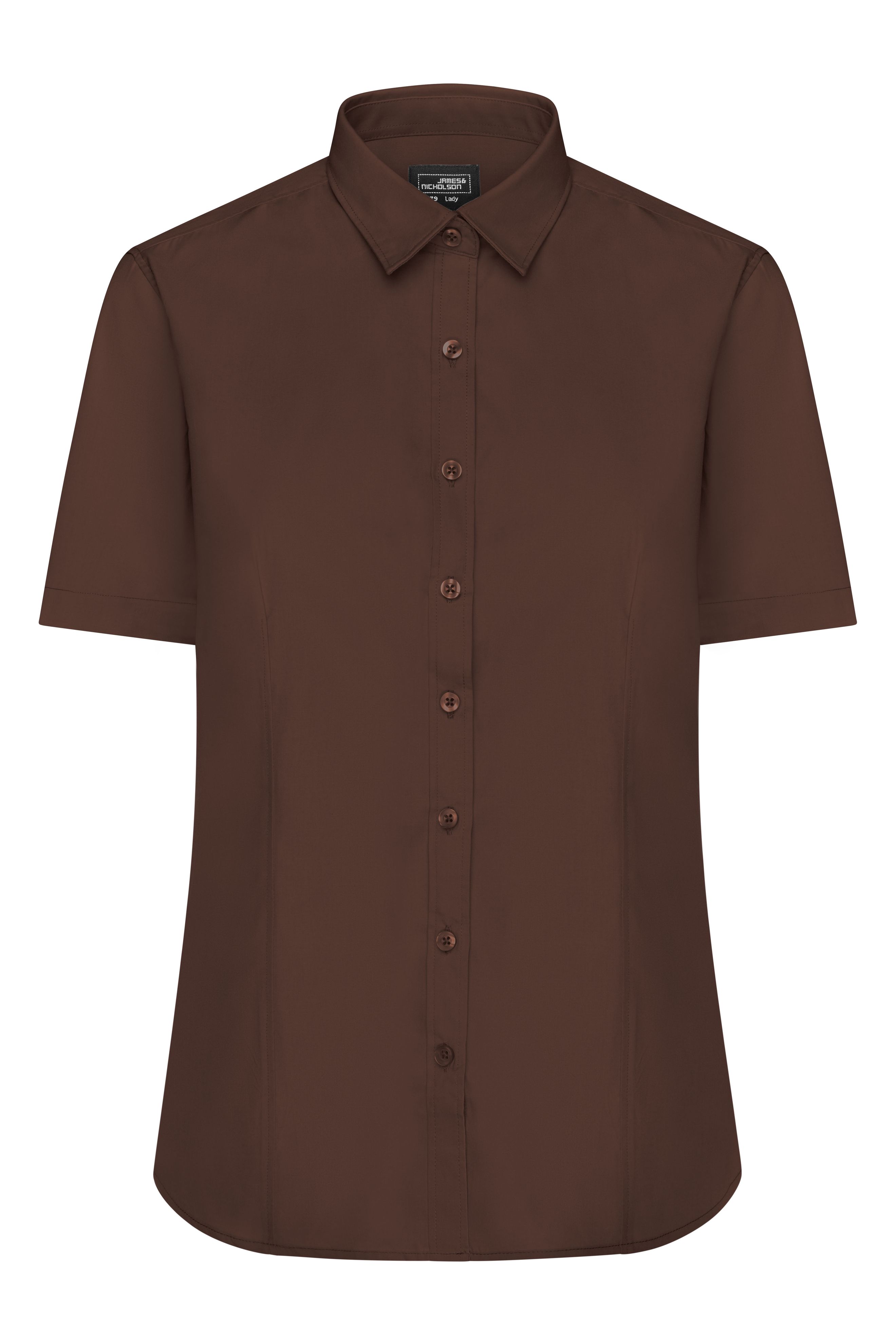 Ladies' Shirt Shortsleeve Poplin JN679 Klassisches Shirt aus pflegeleichtem Mischgewebe