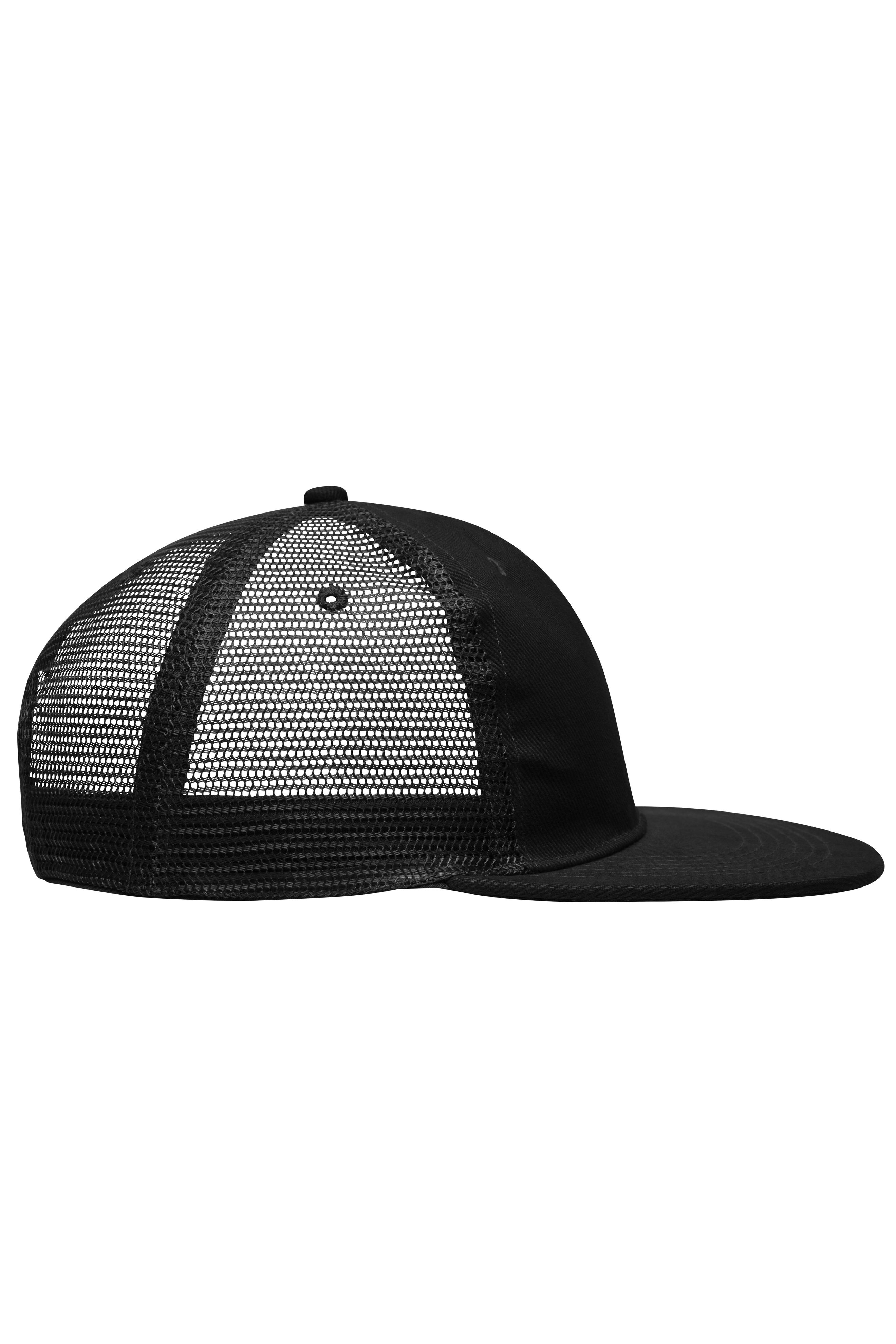 6 Panel Flat Peak Cap MB6509 6 Panel Mesh Cap mit flachem Schild