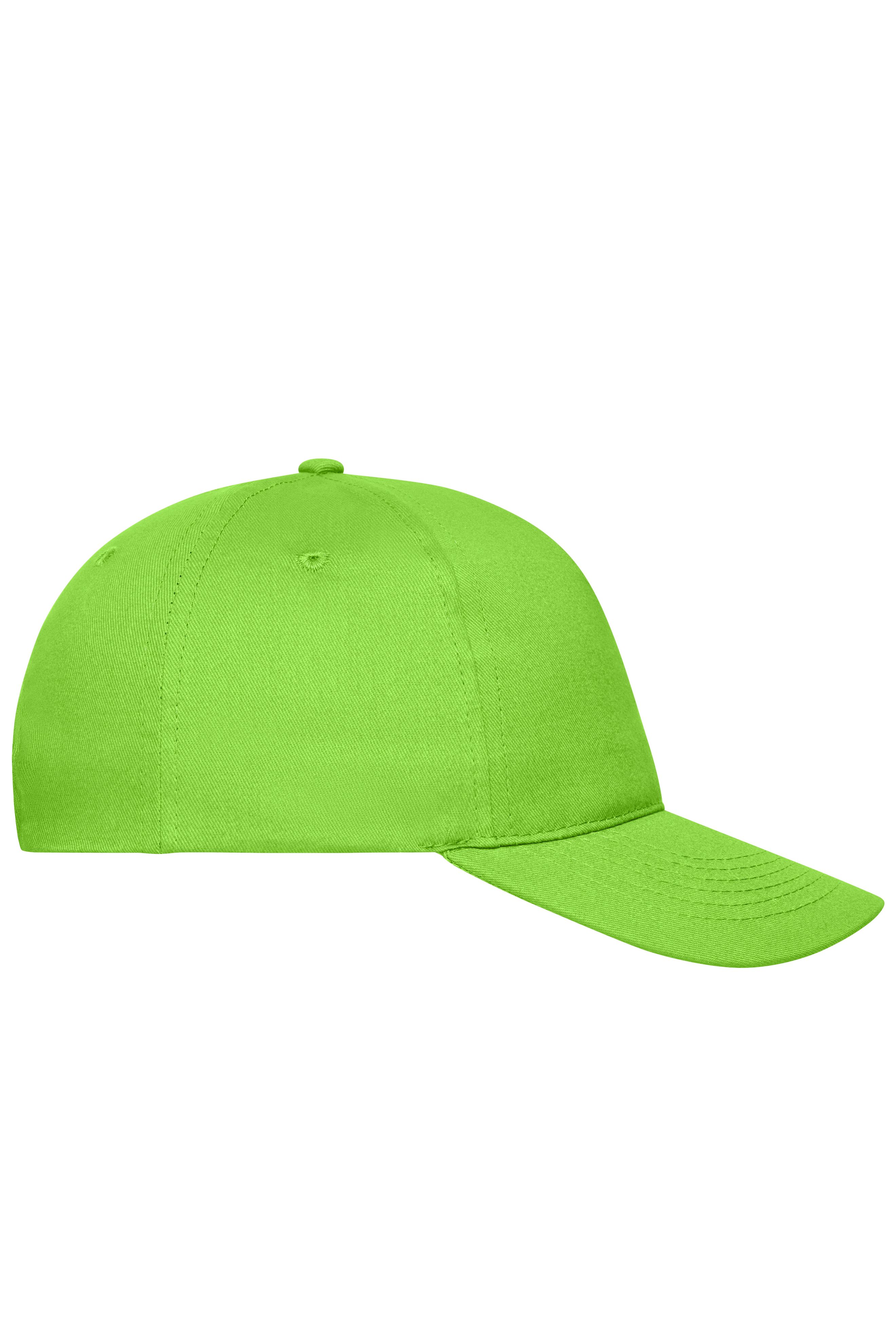 5 Panel Cap Bio Cotton MB6237 5 Panel Cap mit ungebürsteter Oberfläche