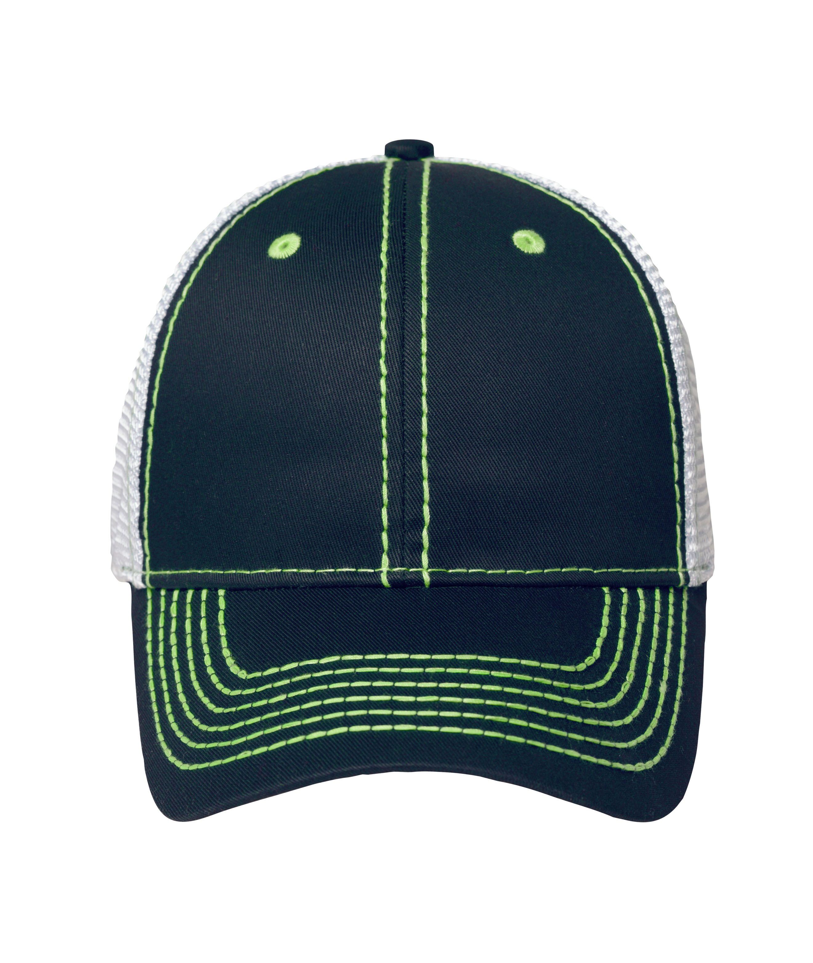 6 Panel Mesh Cap MB6229 Klassisches 6 Panel Cap mit kontrastfarbenen Nähten