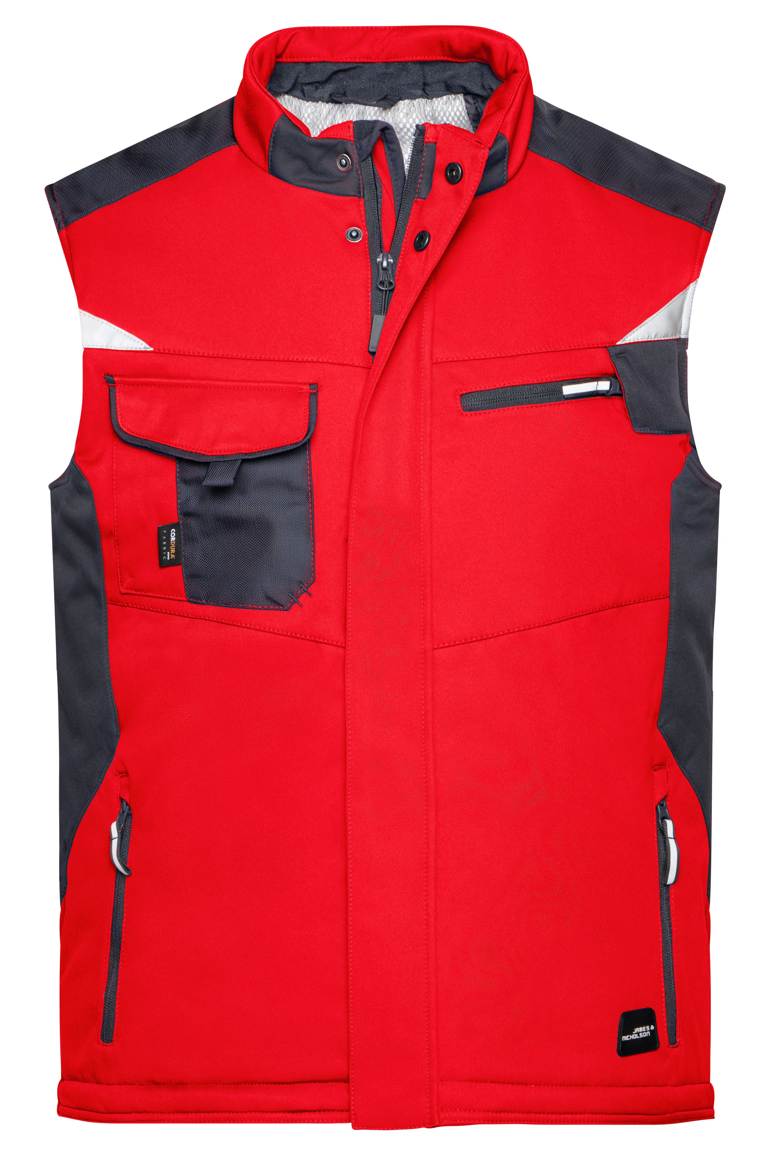 Craftsmen Softshell Vest - STRONG - JN825 Professionelle Softshellweste mit warmem Innenfutter