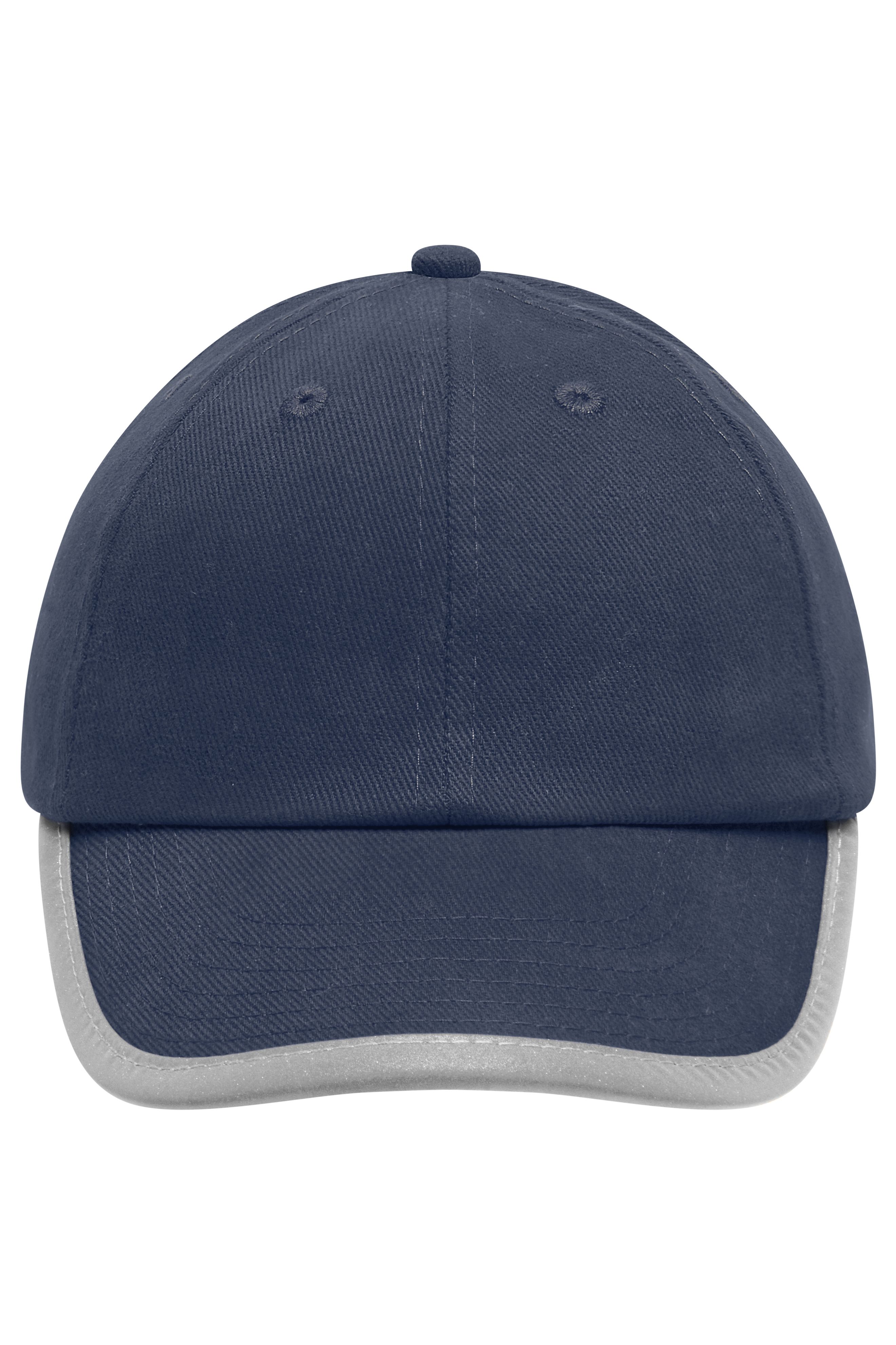 Security Cap for Kids MB6193 Originelles 6 Panel Cap mit reflektierender Schildeinfassung ( ohne Schutzfunktion/keine PSA )