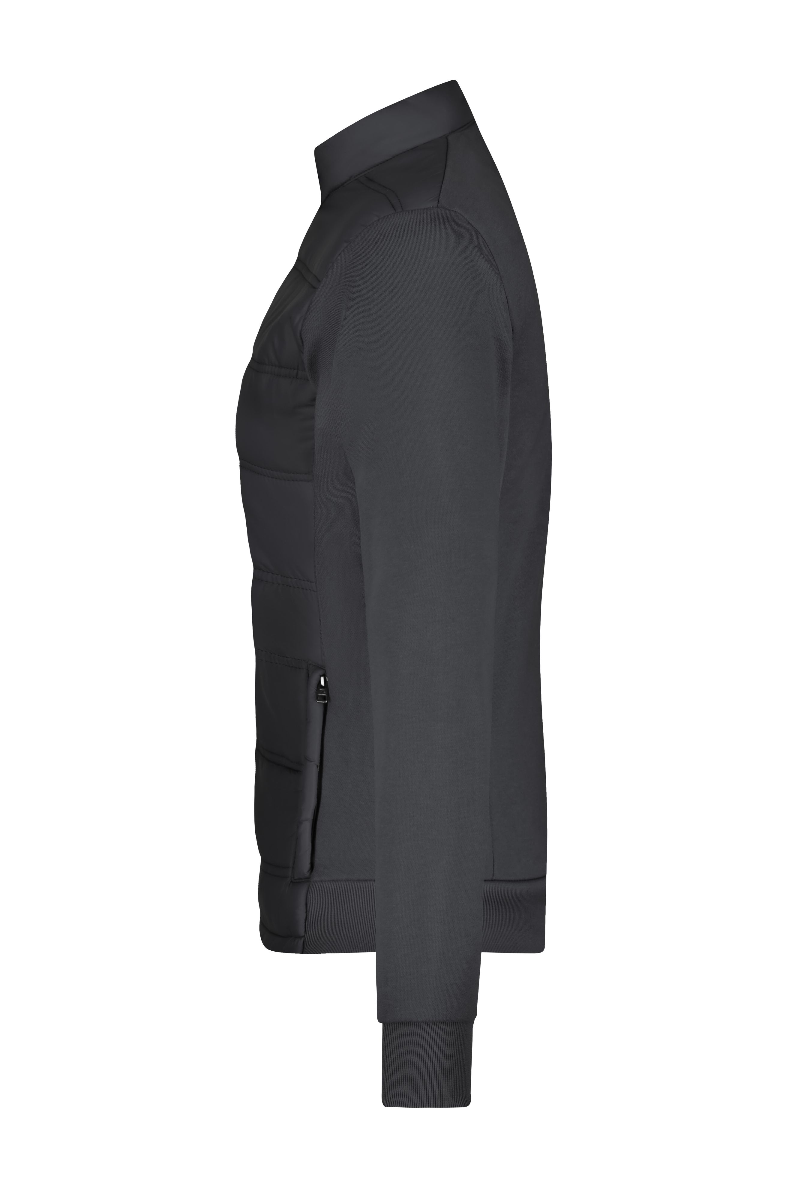 Ladies' Hybrid Sweat Jacket JN1123 Modische Sweat Jacke in attraktivem Materialmix