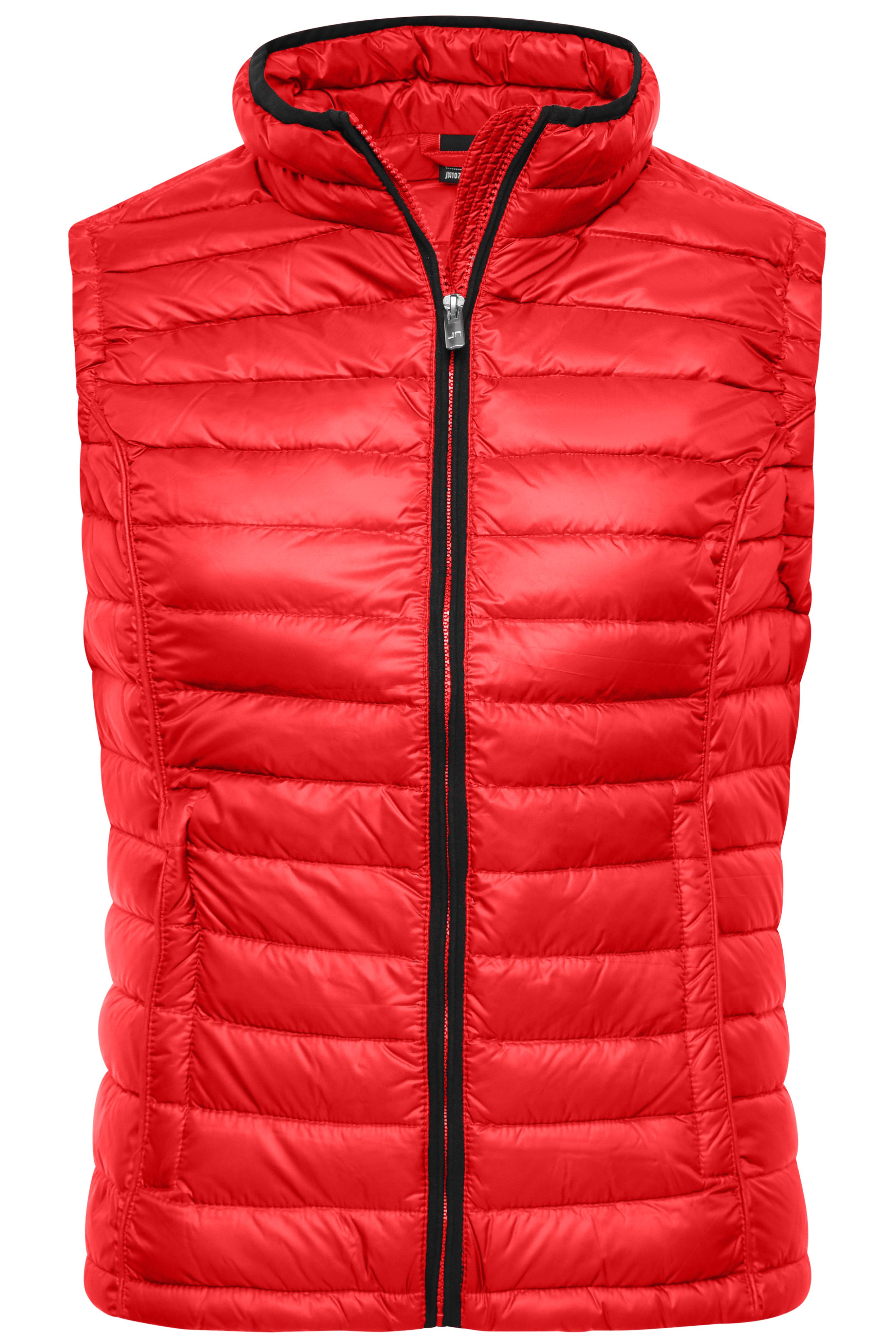 Ladies' Quilted Down Vest JN1079 Sportliche Daunenweste mit Stehkragen