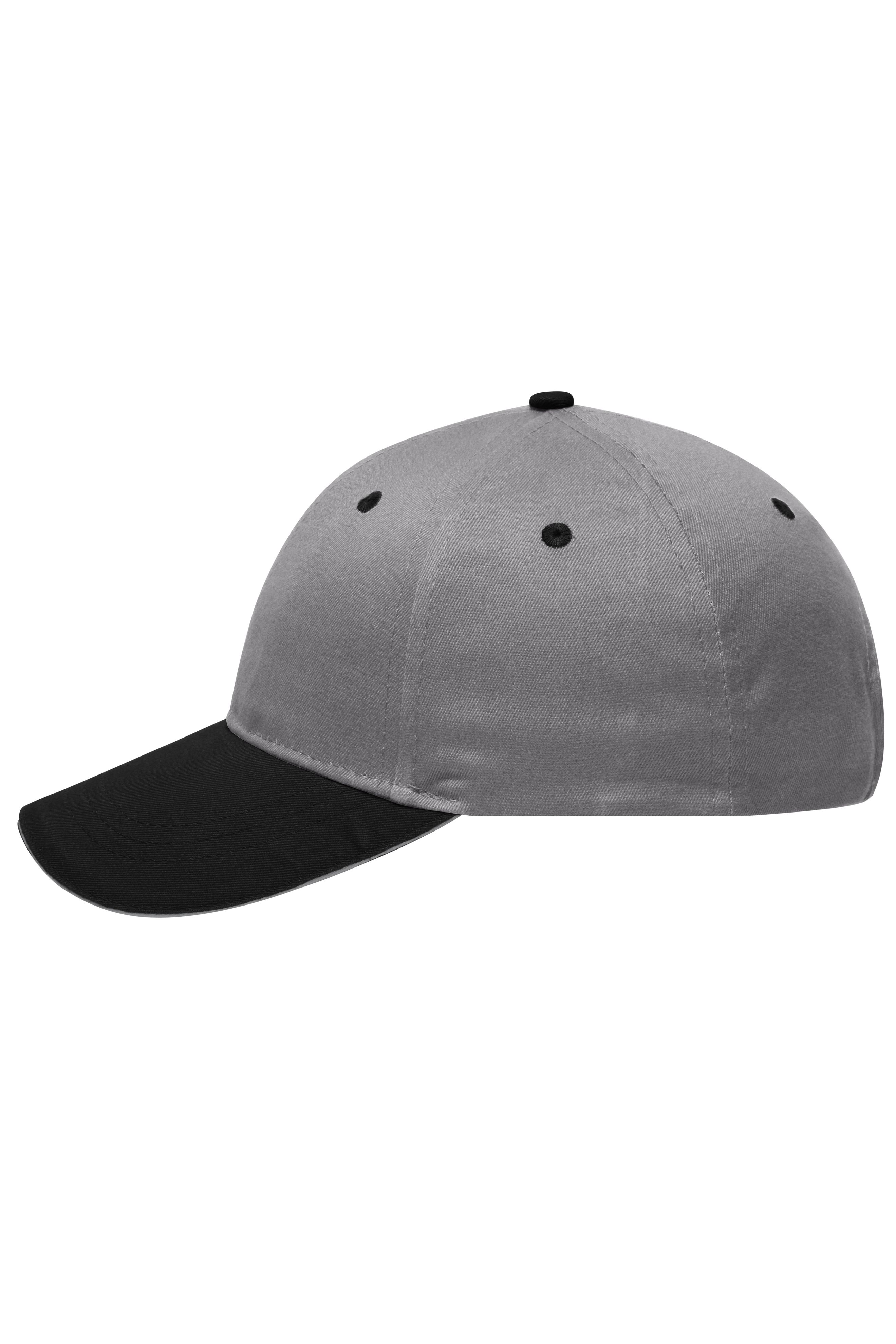 6 Panel Brushed Sandwich Cap MB6212 6 Panel Sandwich Cap mit gebürsteter Oberfläche