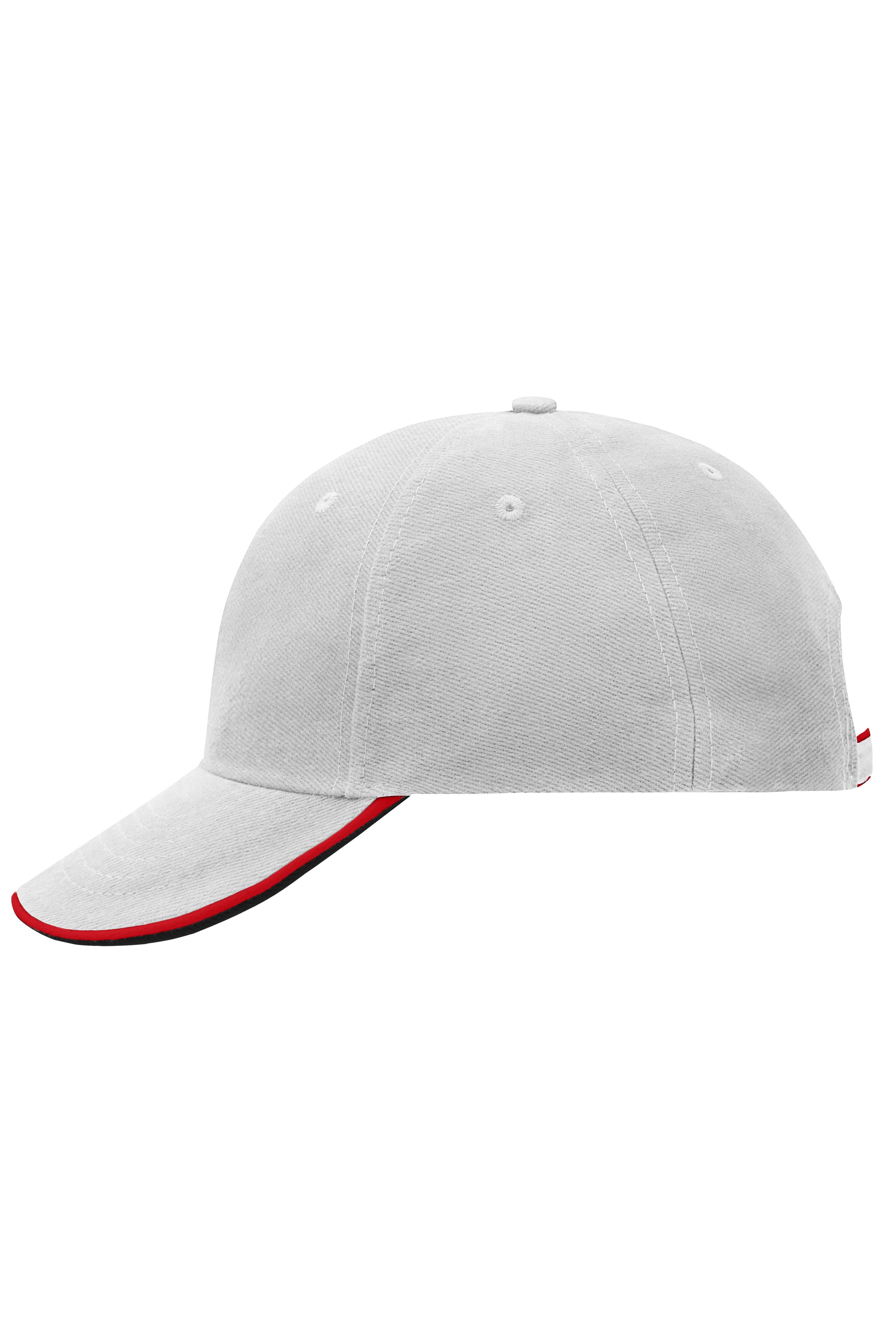 6 Panel Double Sandwich Cap MB6197 6 Panel Cap mit doppeltem Sandwich