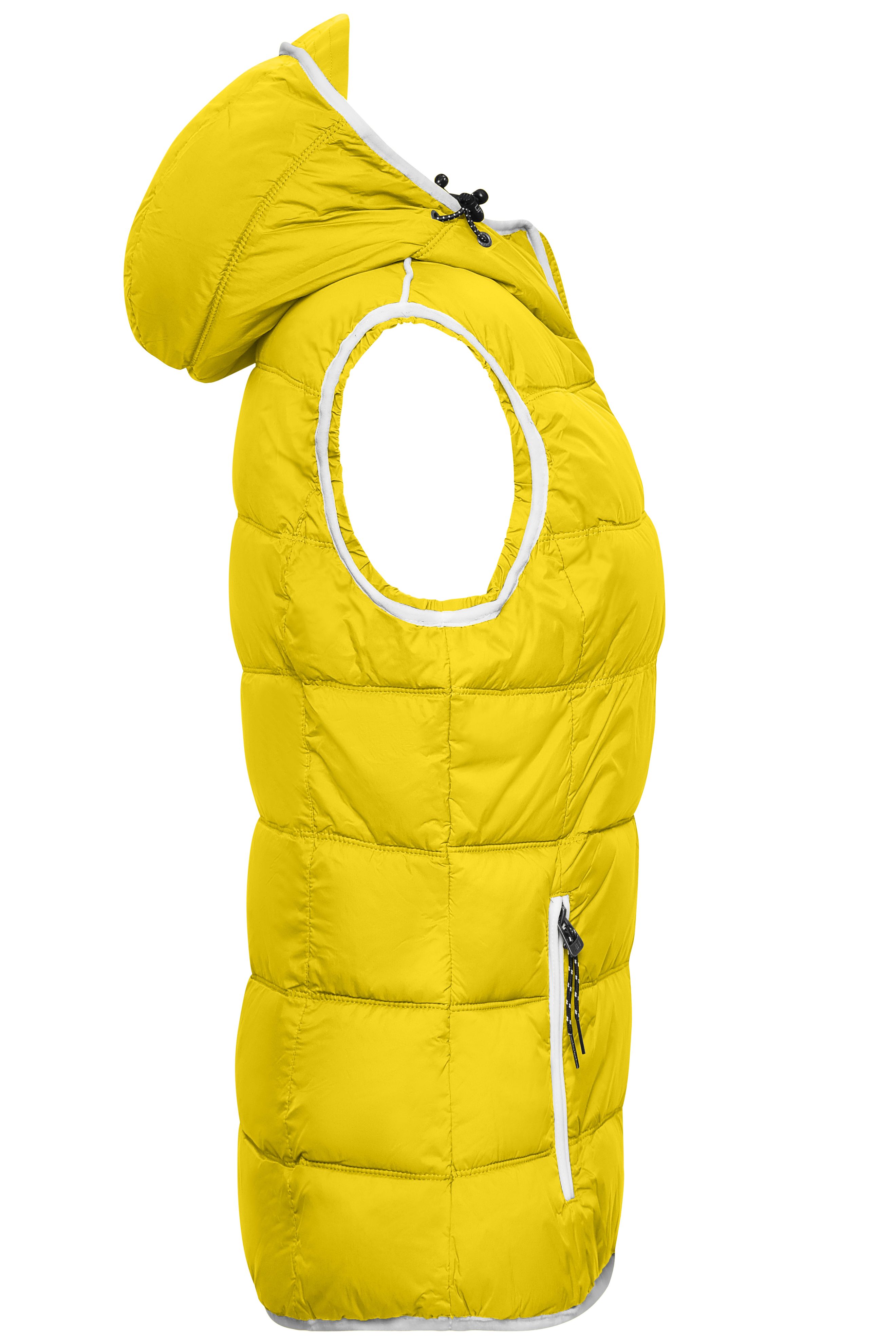 Ladies' Maritime Vest JN1075 Modische Steppweste mit angeschnittener Kapuze Ladies' Maritime Vest JN1075 Modische Steppweste mit angeschnittener Kapuze