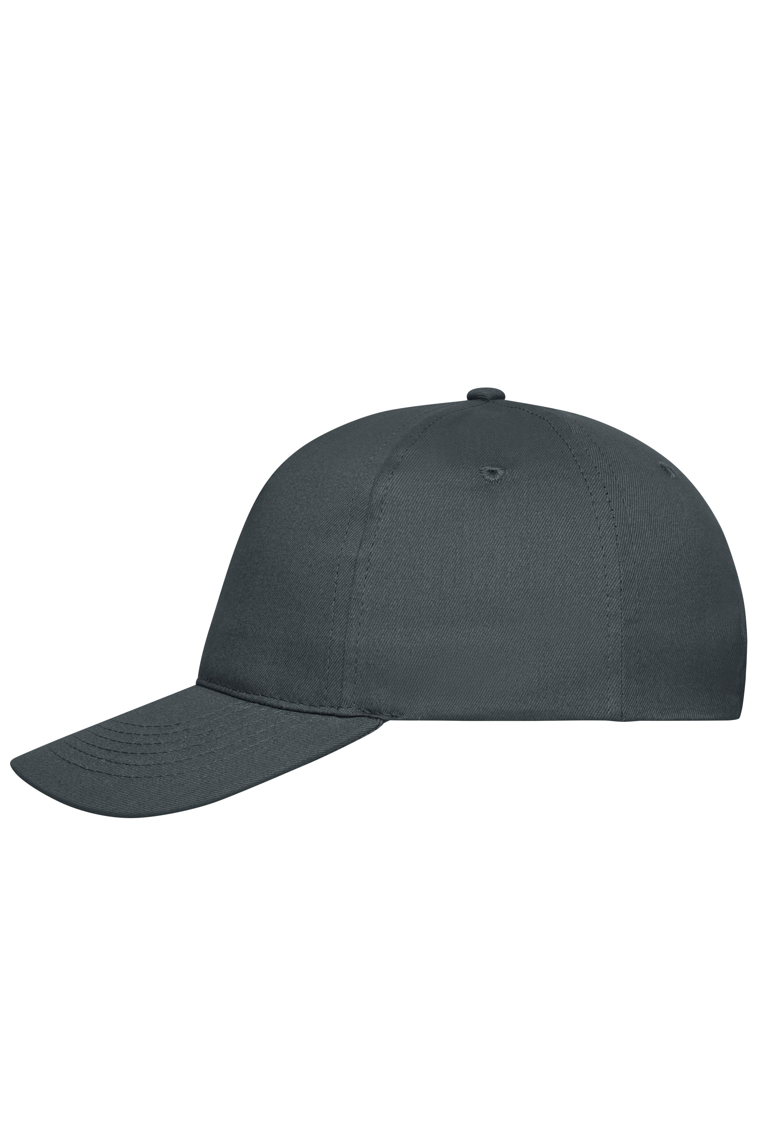 5 Panel Cap Bio Cotton MB6237 5 Panel Cap mit ungebürsteter Oberfläche