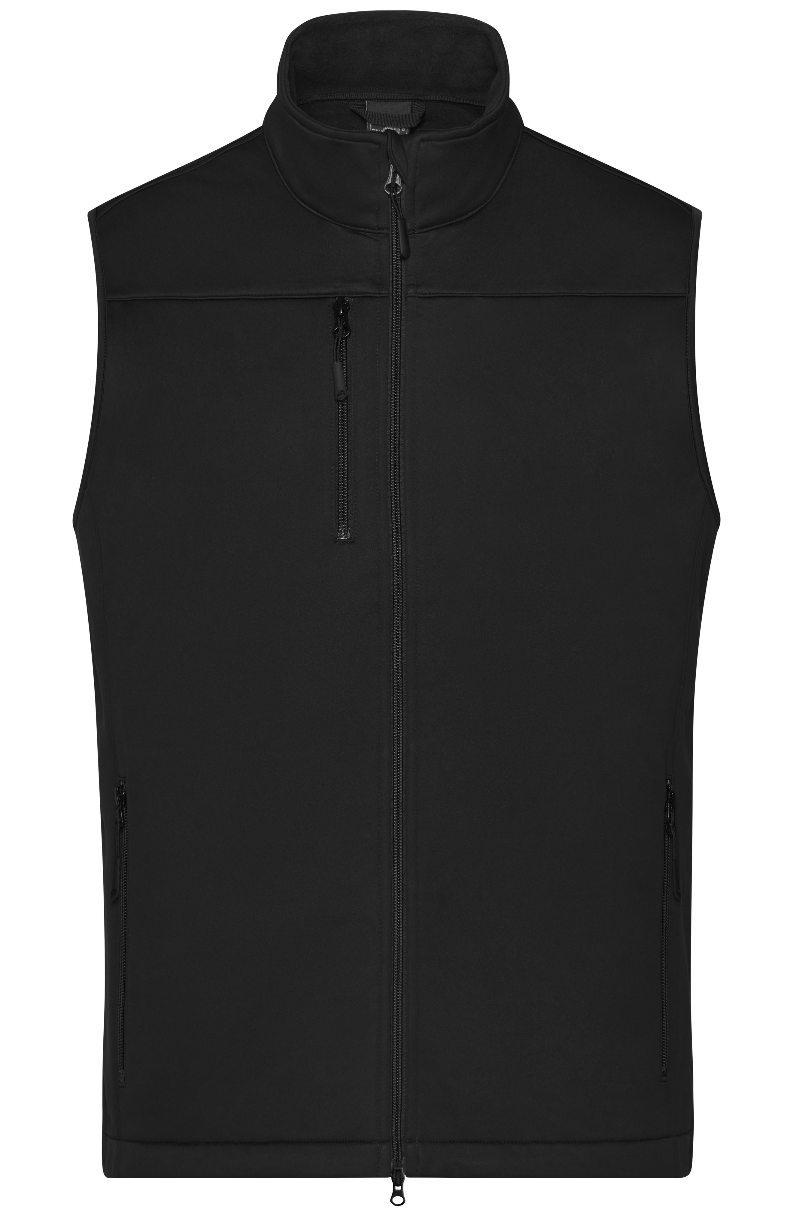 Men's Softshell Vest JN1170 Klassische Softshellweste im sportlichen Design aus recyceltem Polyester