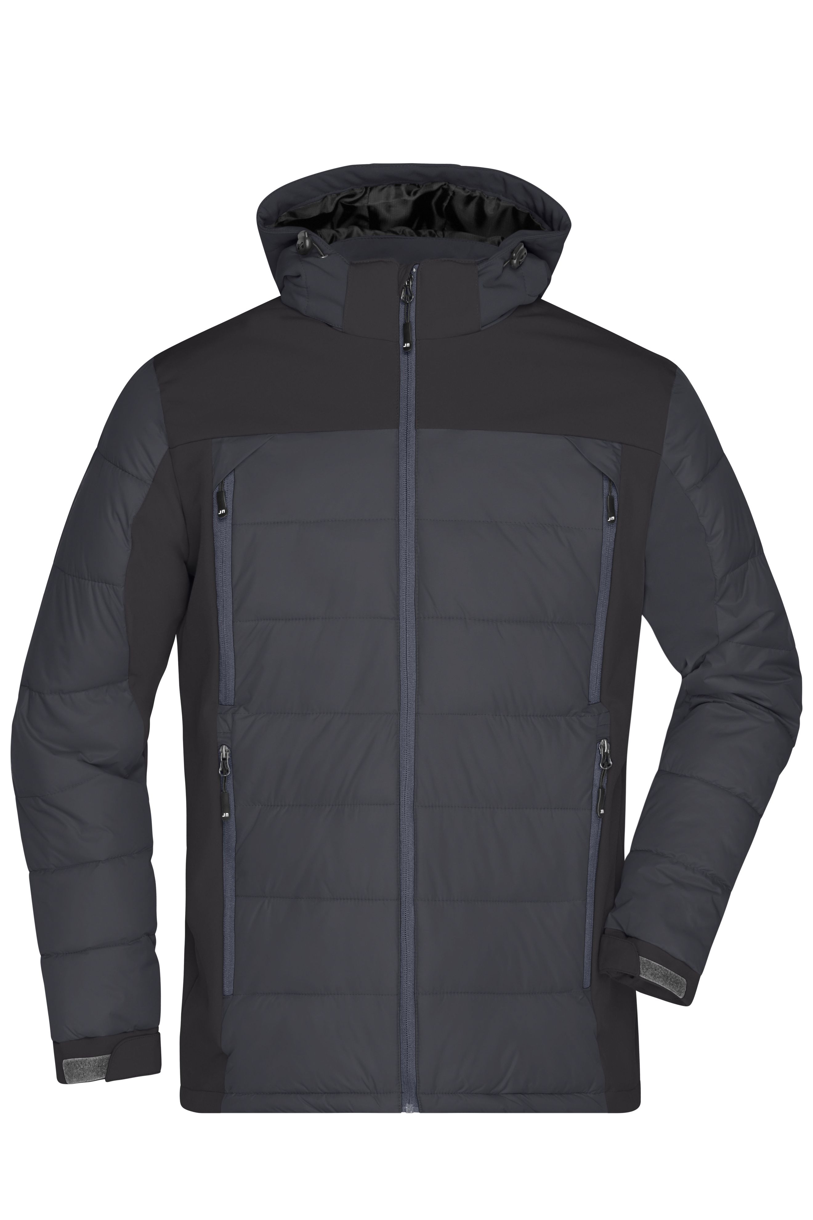 Men's Outdoor Hybrid Jacket JN1050 Thermojacke in attraktivem Materialmix