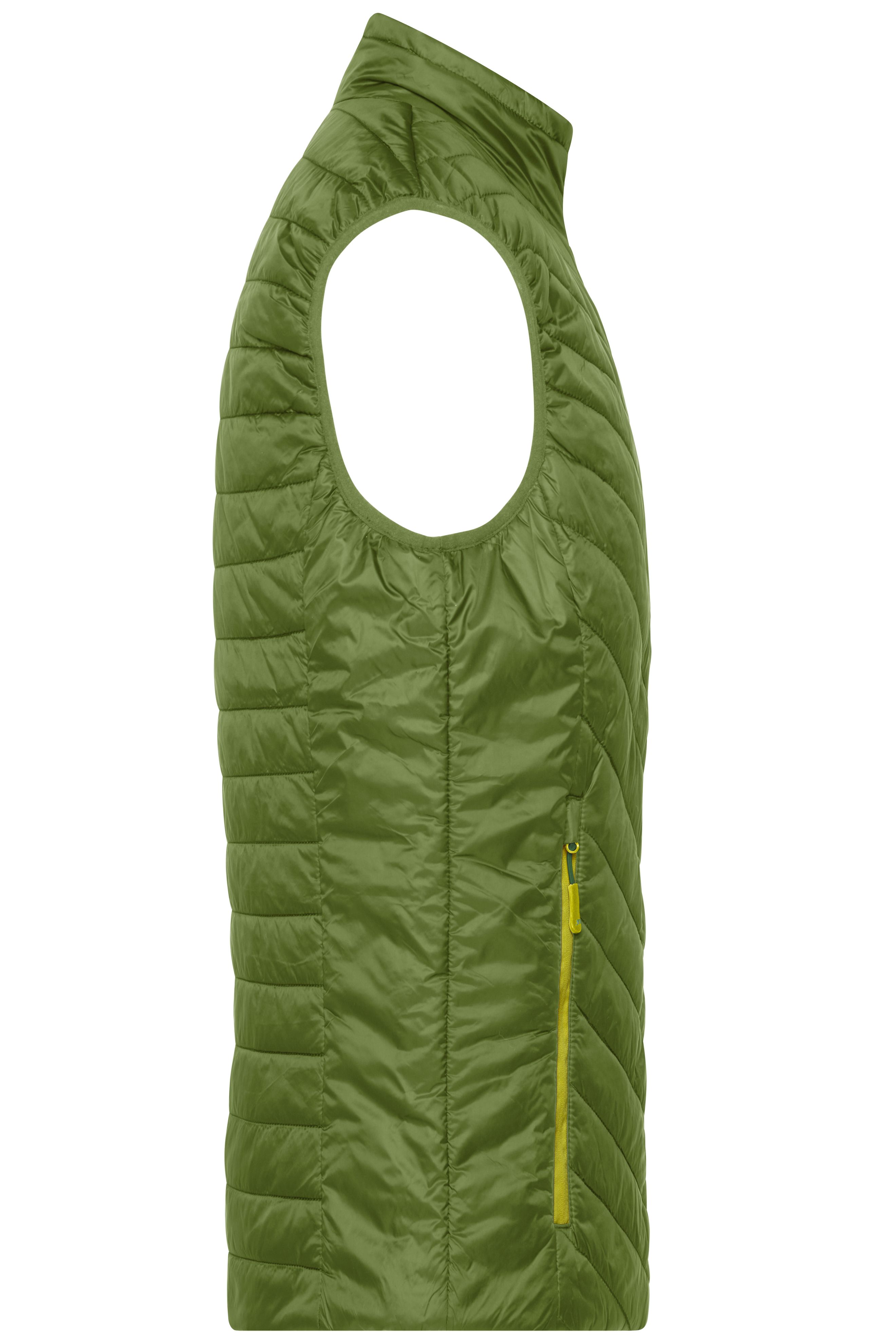 Men's Lightweight Vest JN1090 Leichte Wendeweste mit DuPont™ Sorona® Wattierung (nachwachsender, pflanzlicher Rohstoff)