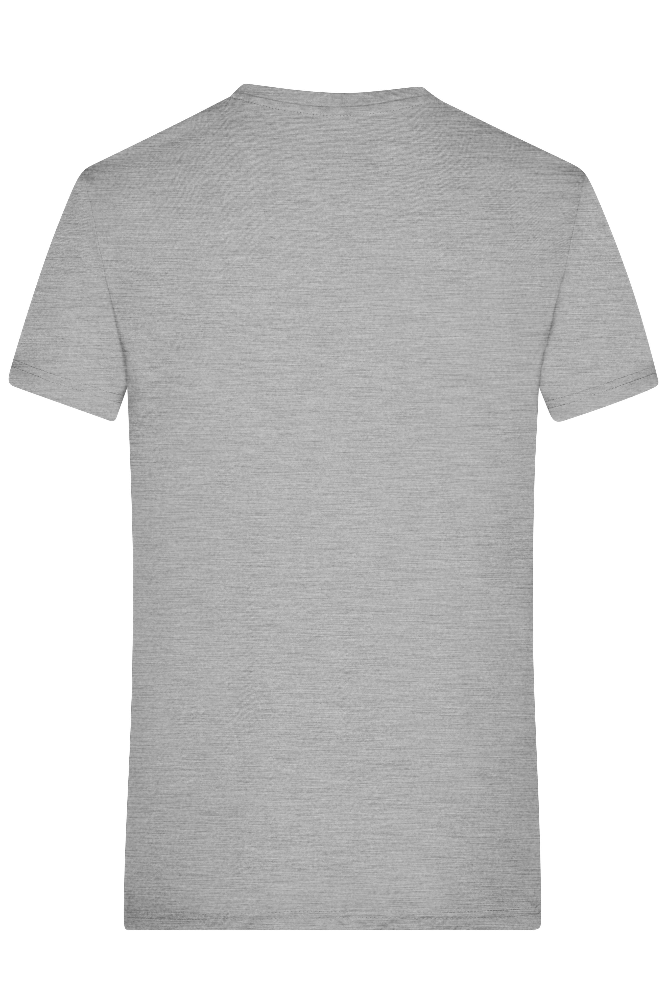 Men's Heather T-Shirt JN974 Modisches T-Shirt mit V-Ausschnitt