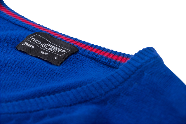 Men's V-Neck Pullover JN659 Klassischer Baumwoll-Pullover