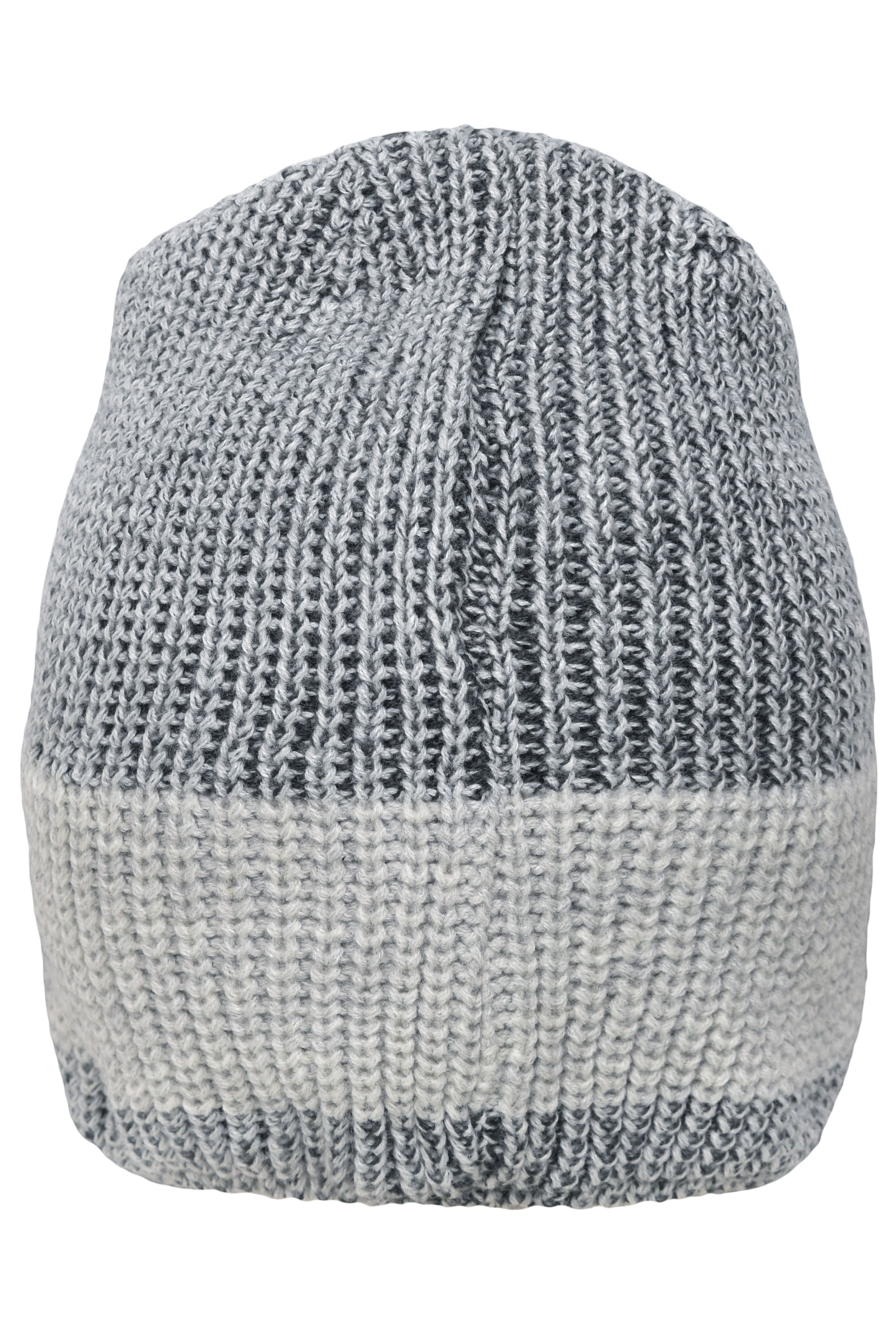 Urban Knitted Hat MB7993 Melierte Strickmütze in modischem Ripp-Design