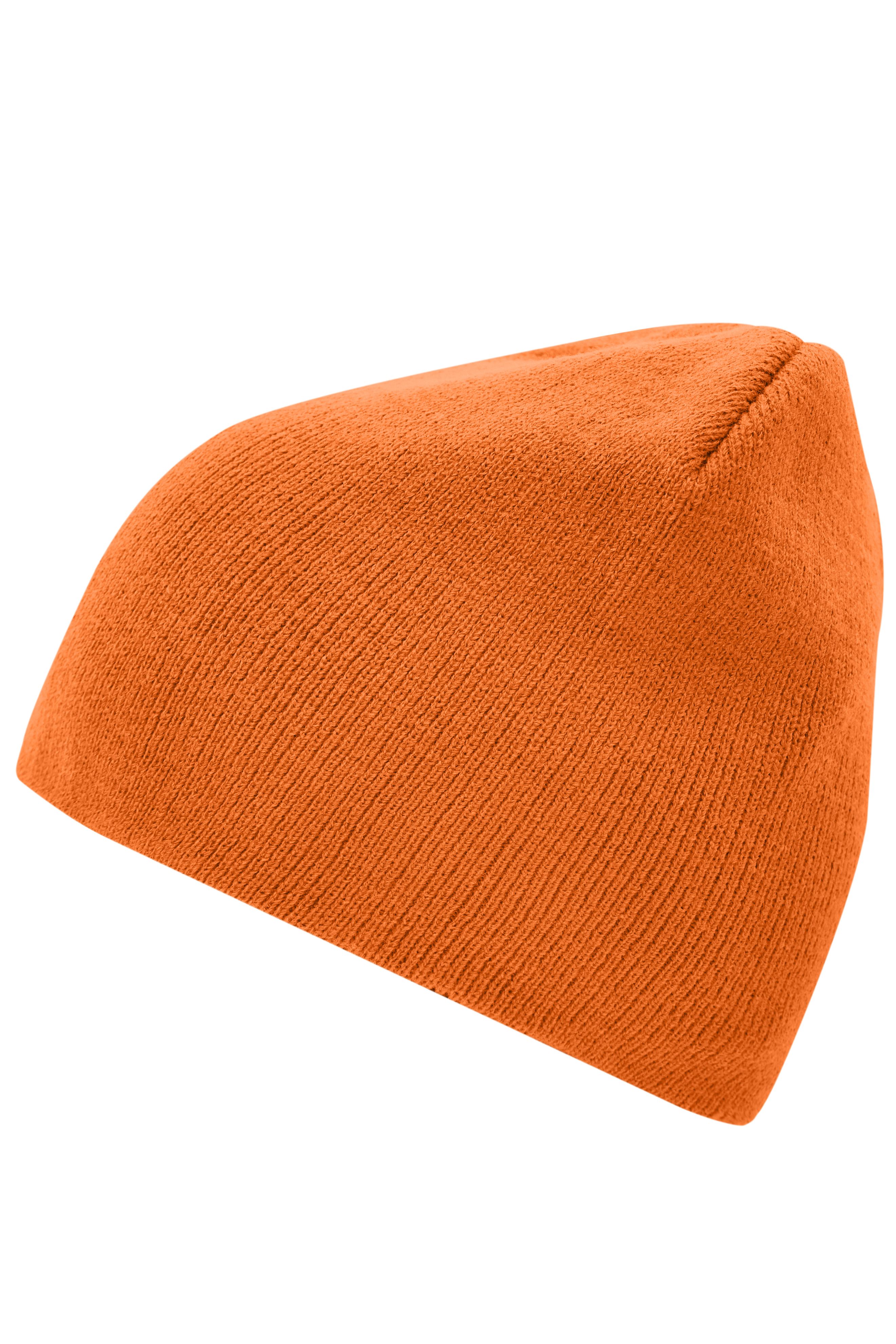 Beanie No.1 MB7580 Enganliegende Strickmütze ohne Umschlag