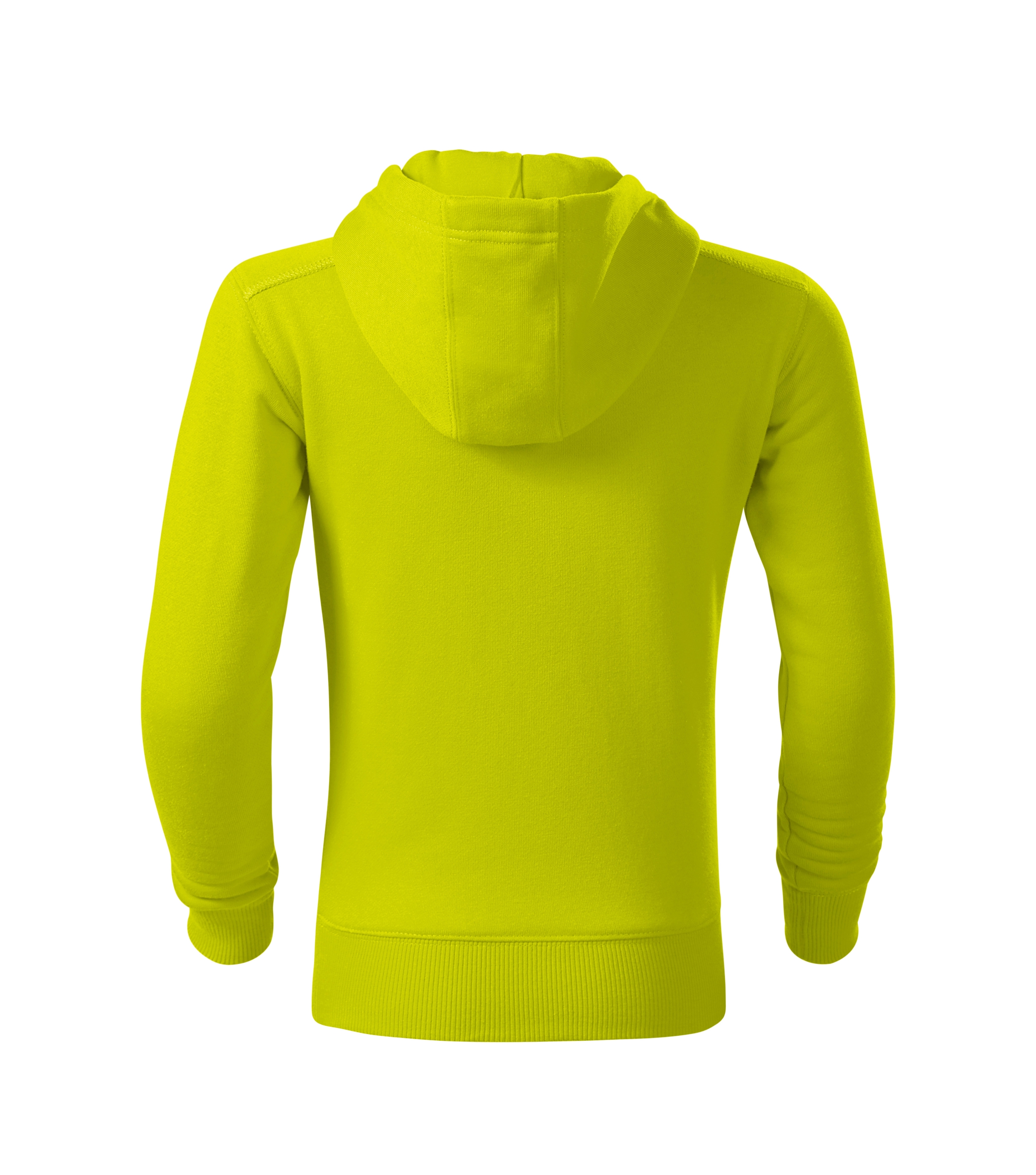 Sweatjacke Kinder - TRENDY ZIPPER 412 - gerader Schnitt mit Seitennähten, Kapuze mit Innenfutter und aufgesetzte Kängurutaschen